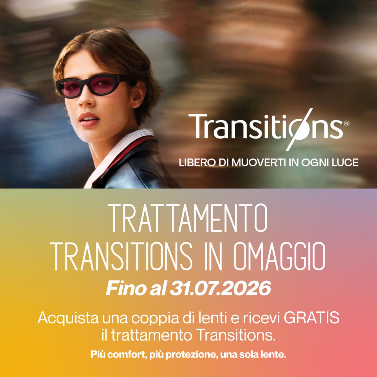 Promozione lenti transition 2026
