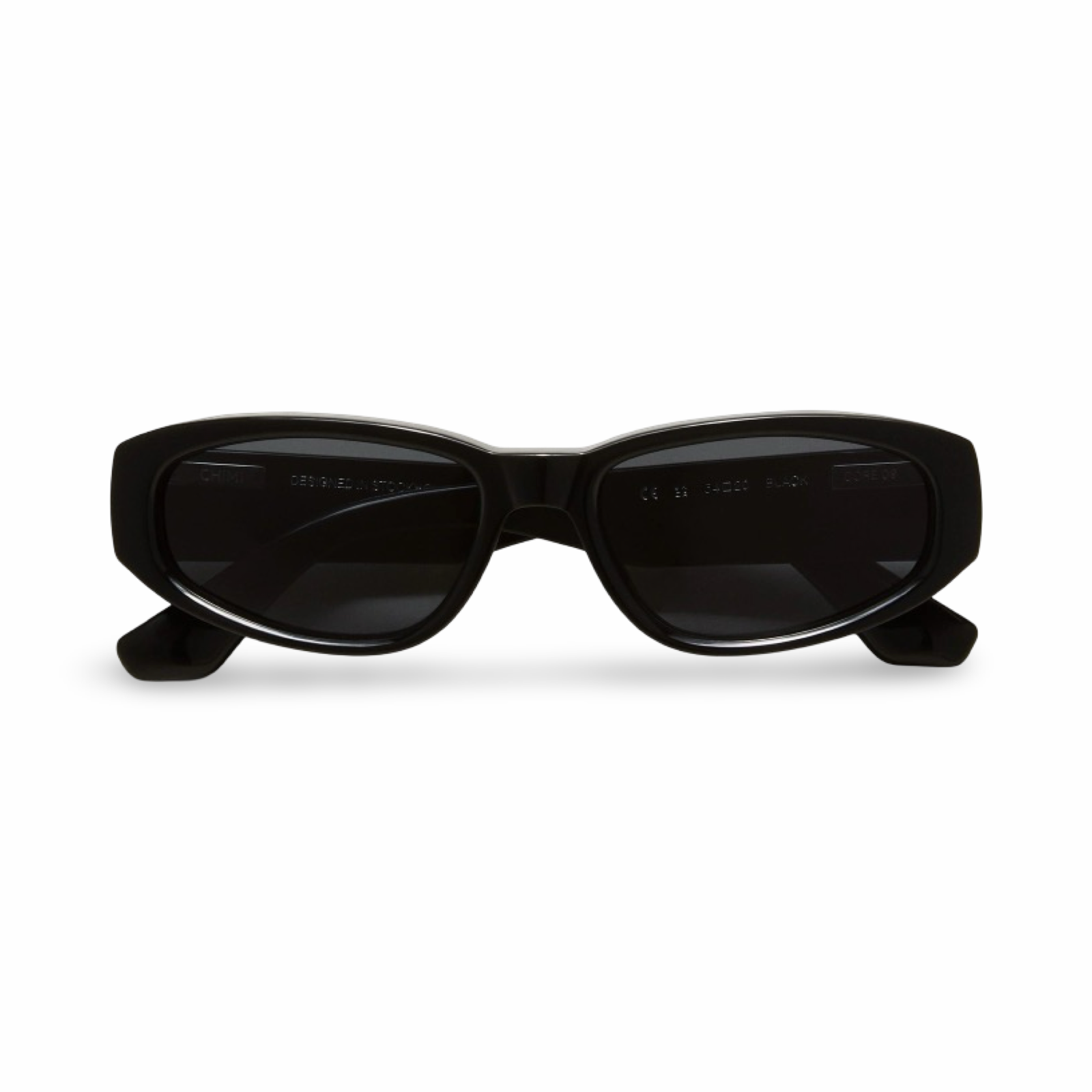 Occhiali da sole CHIMI CORE 09 Black - Vista Frontale Ovale con Tagli Smussati