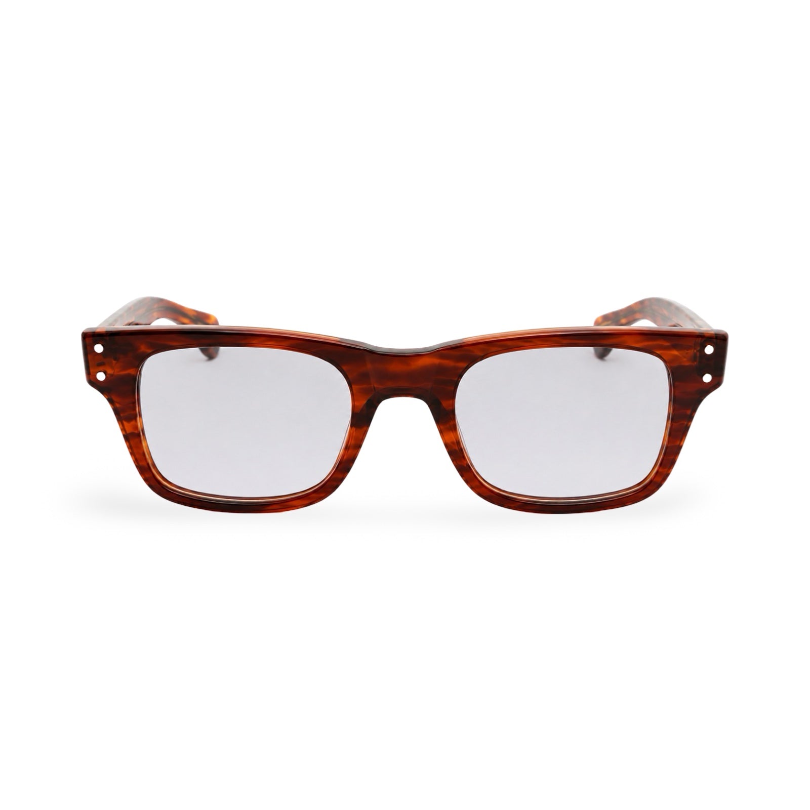 Occhiali Julius Tart Optical Boeing vista frontale Demi Amber GR56