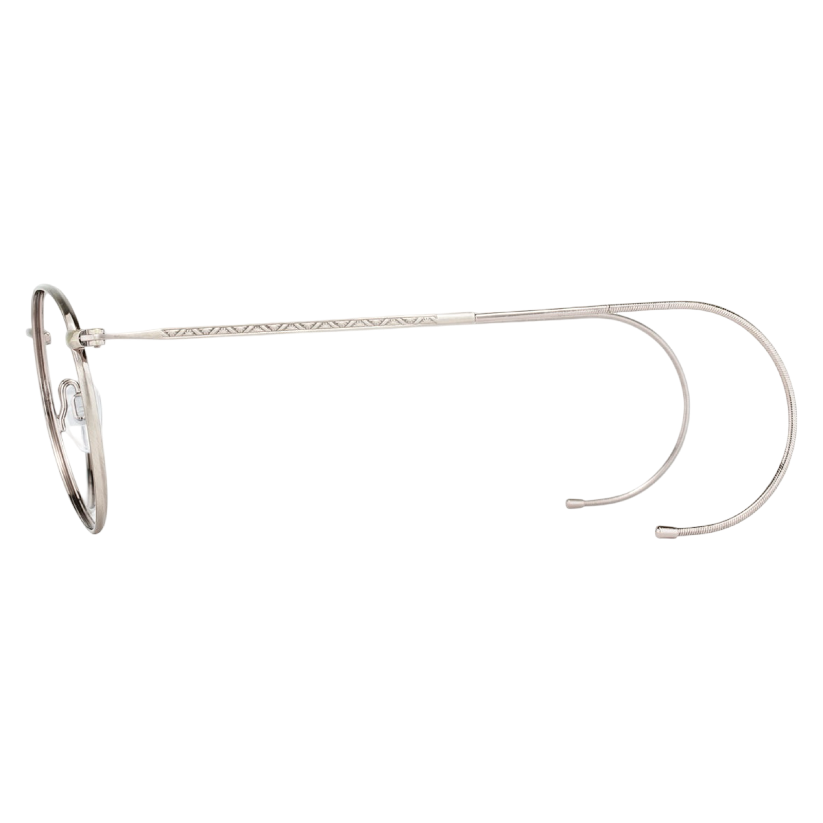Dettaglio asta e cerniera occhiali American Optical Sampson