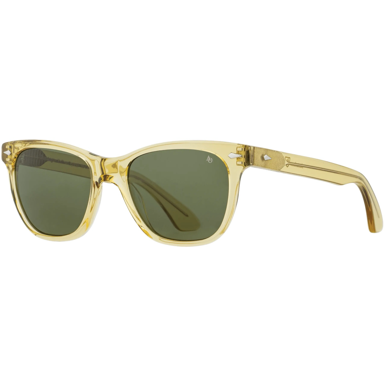 Occhiali American Optical Saratoga Yellow Crystal vista in prospettiva