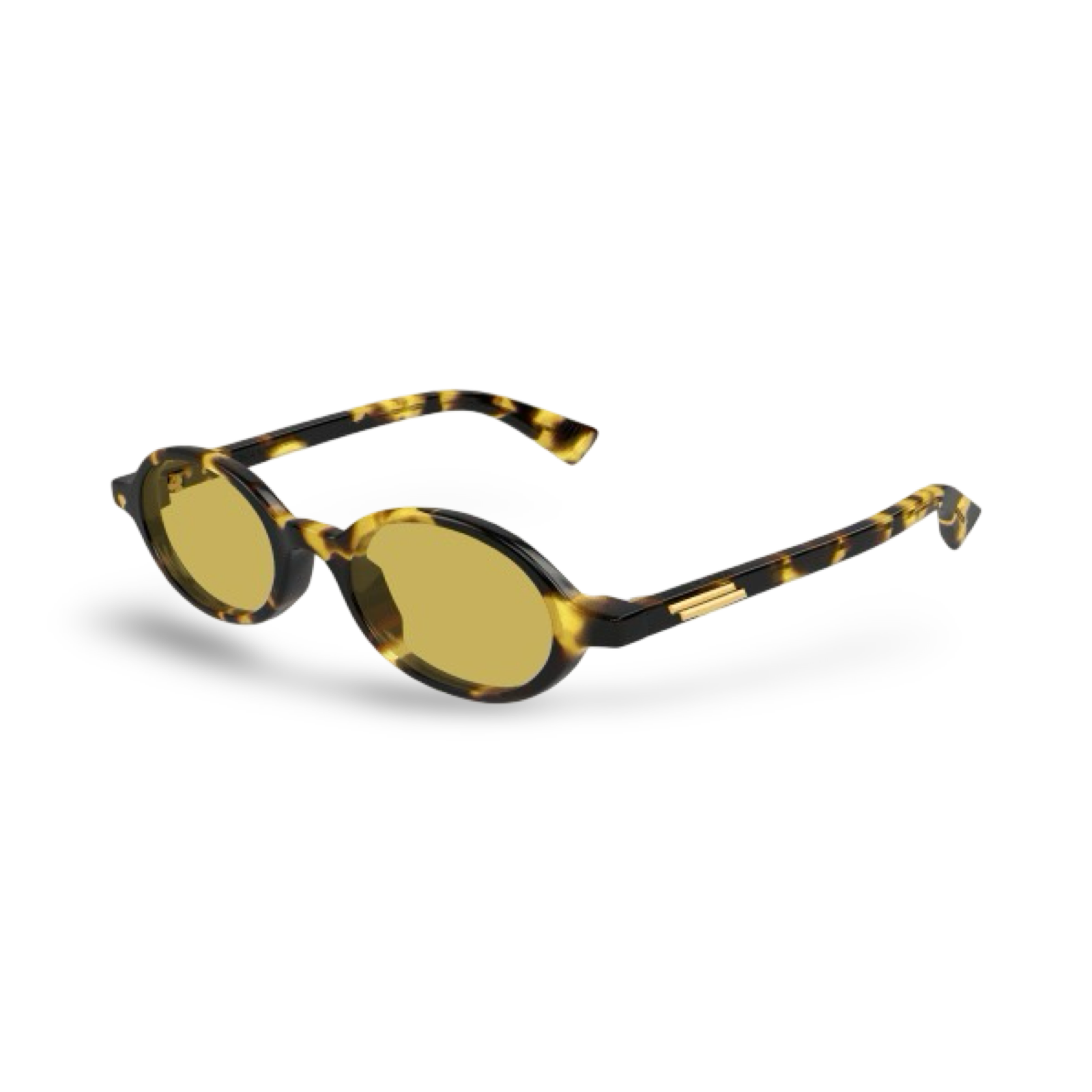 Occhiali da sole Bottega Veneta BV1388S vista in prospettiva havana flame