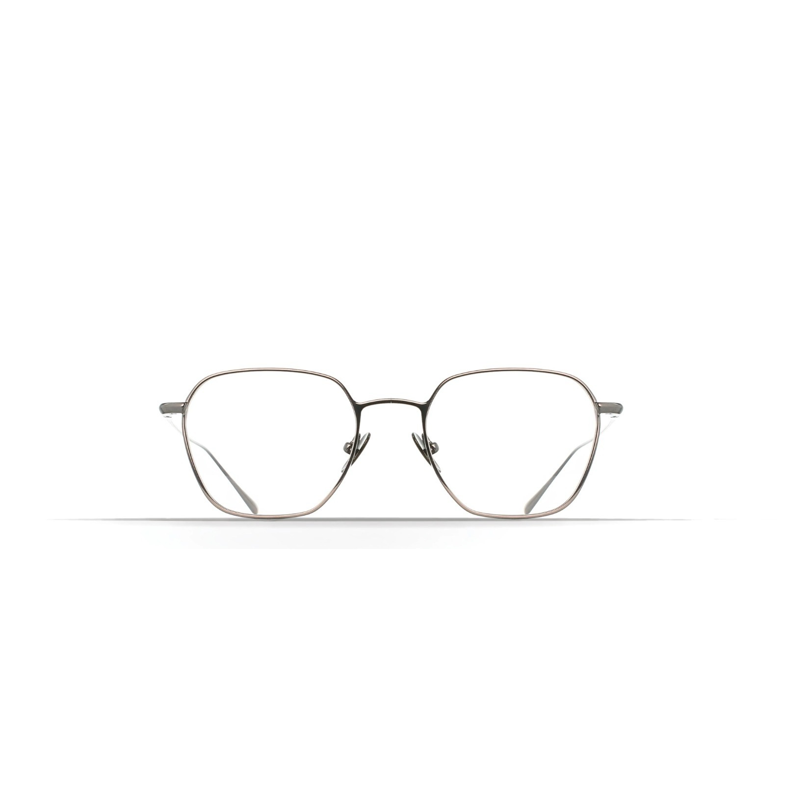 Occhiali da vista Brett Hilts C06 montatura a goccia gunmetal vista frontale