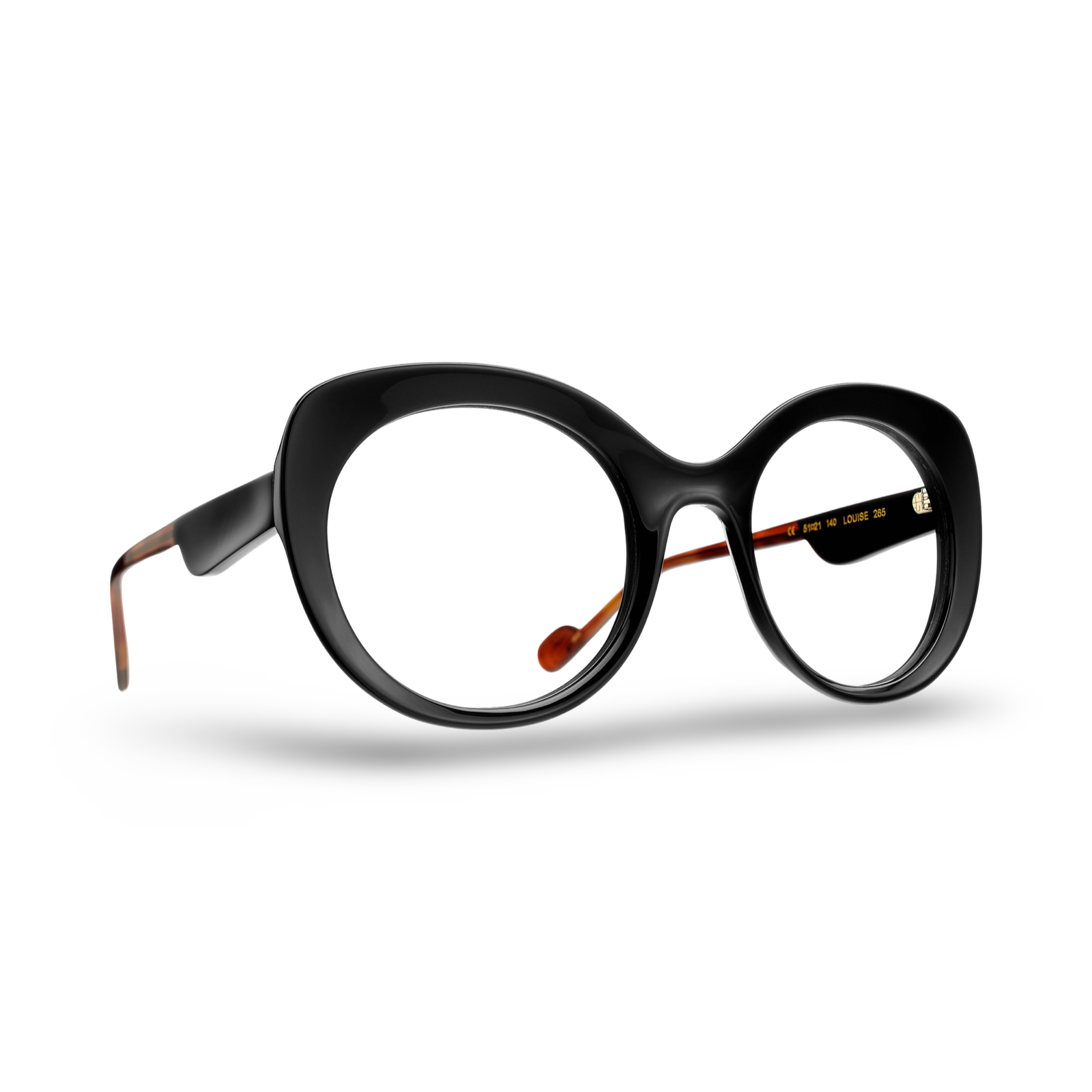 Occhiali Caroline Abram Paris Louise 265 Black vista frontale