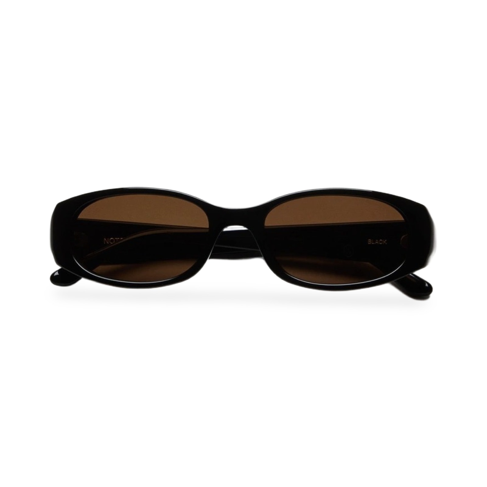 Occhiali CHIMI Note Black Limited Edition forma ovale anni 90 vista frontale