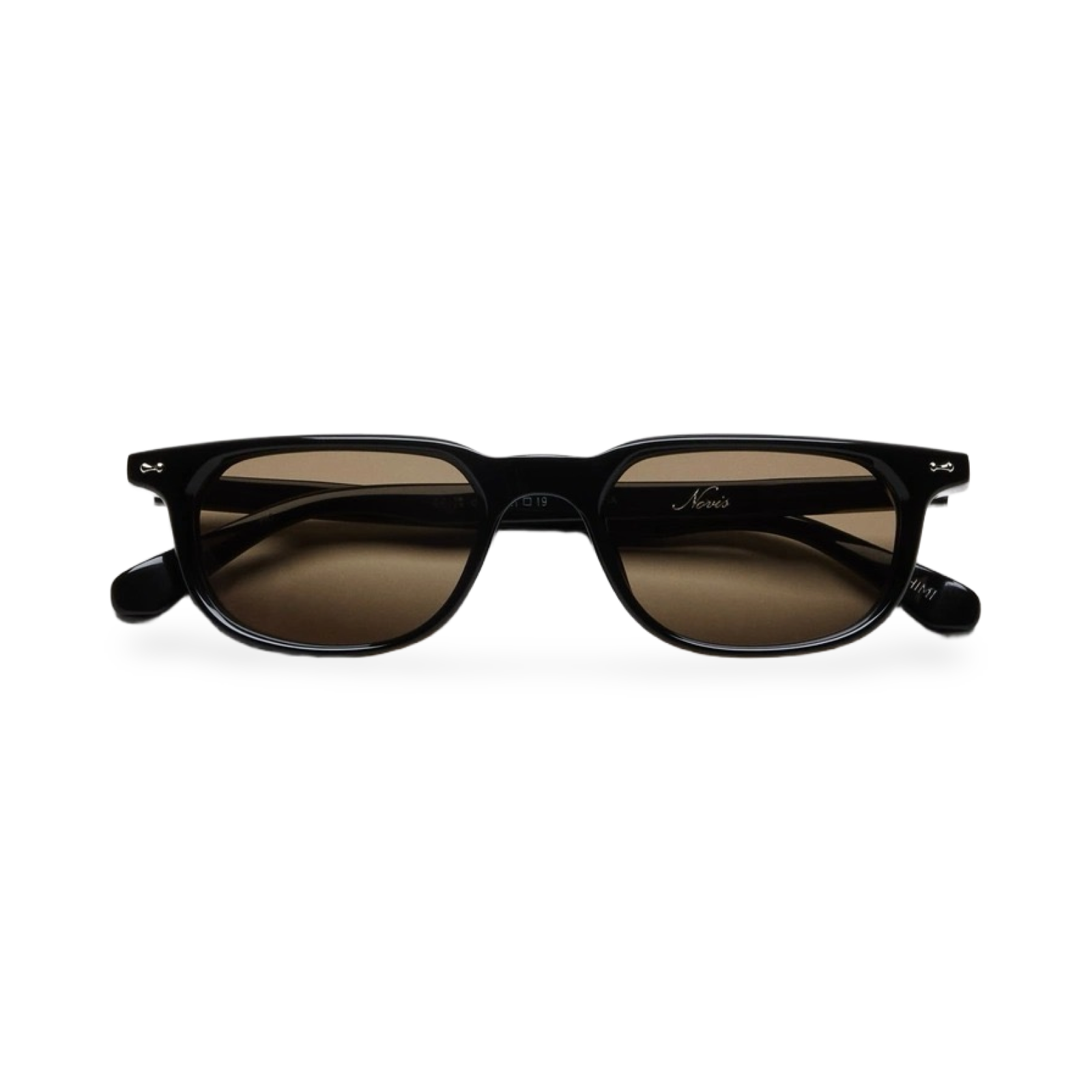 Occhiali CHIMI Novis Black Limited Edition forma rettangolare anni 60 vista frontale