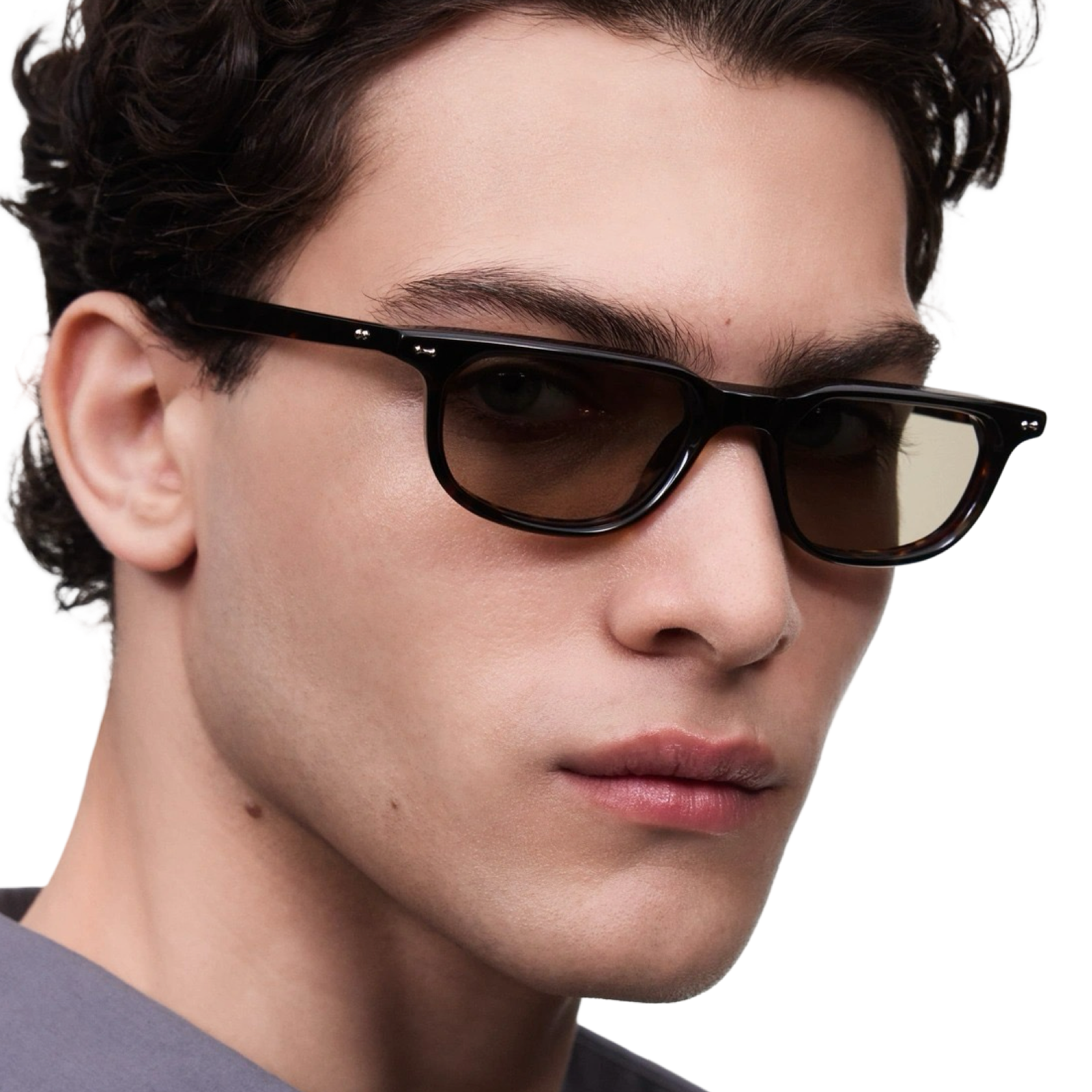 Occhiali CHIMI Novis Deep Tortoise Limited Edition vista in prospettiva trama tartarugata uomo