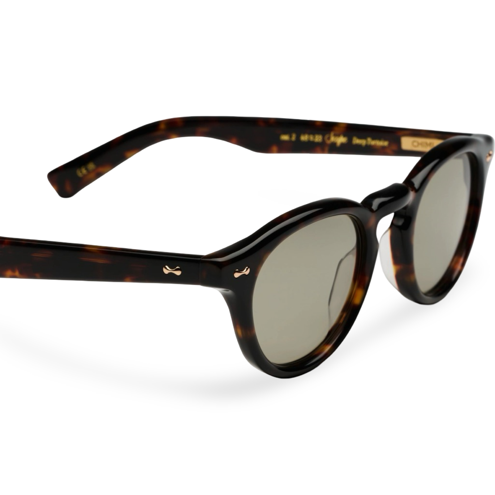 Occhiali CHIMI Scope Tortoise Limited Edition vista in prospettiva trama tartarugata