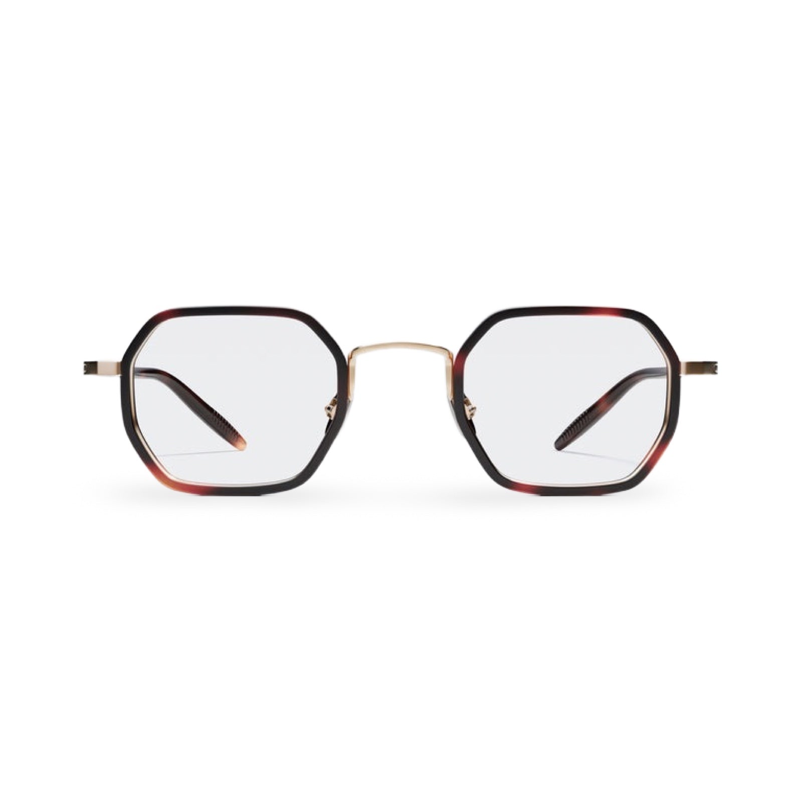 Occhiali Cubitts Polygon vista frontale dark turtle