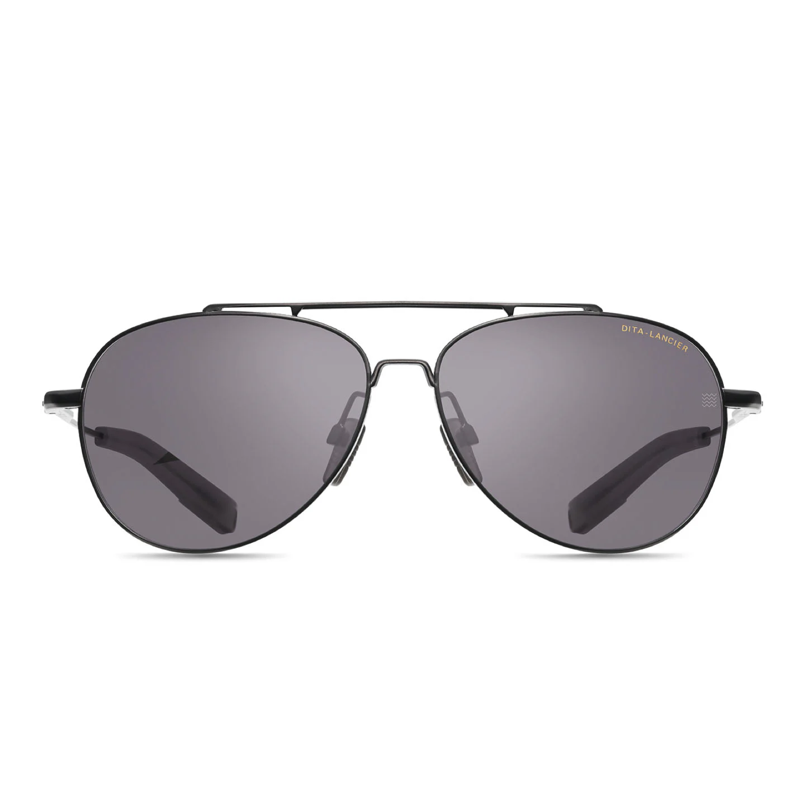 Occhiali DITA Lancier LSA 101 vista frontale Gun Metal A04