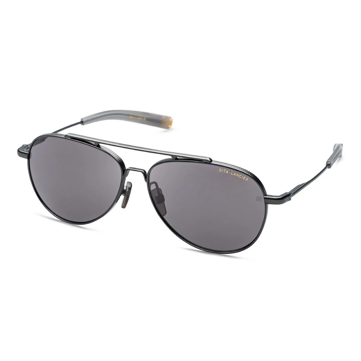 Occhiali DITA Lancier LSA 101 vista in prospettiva Gun Metal A04