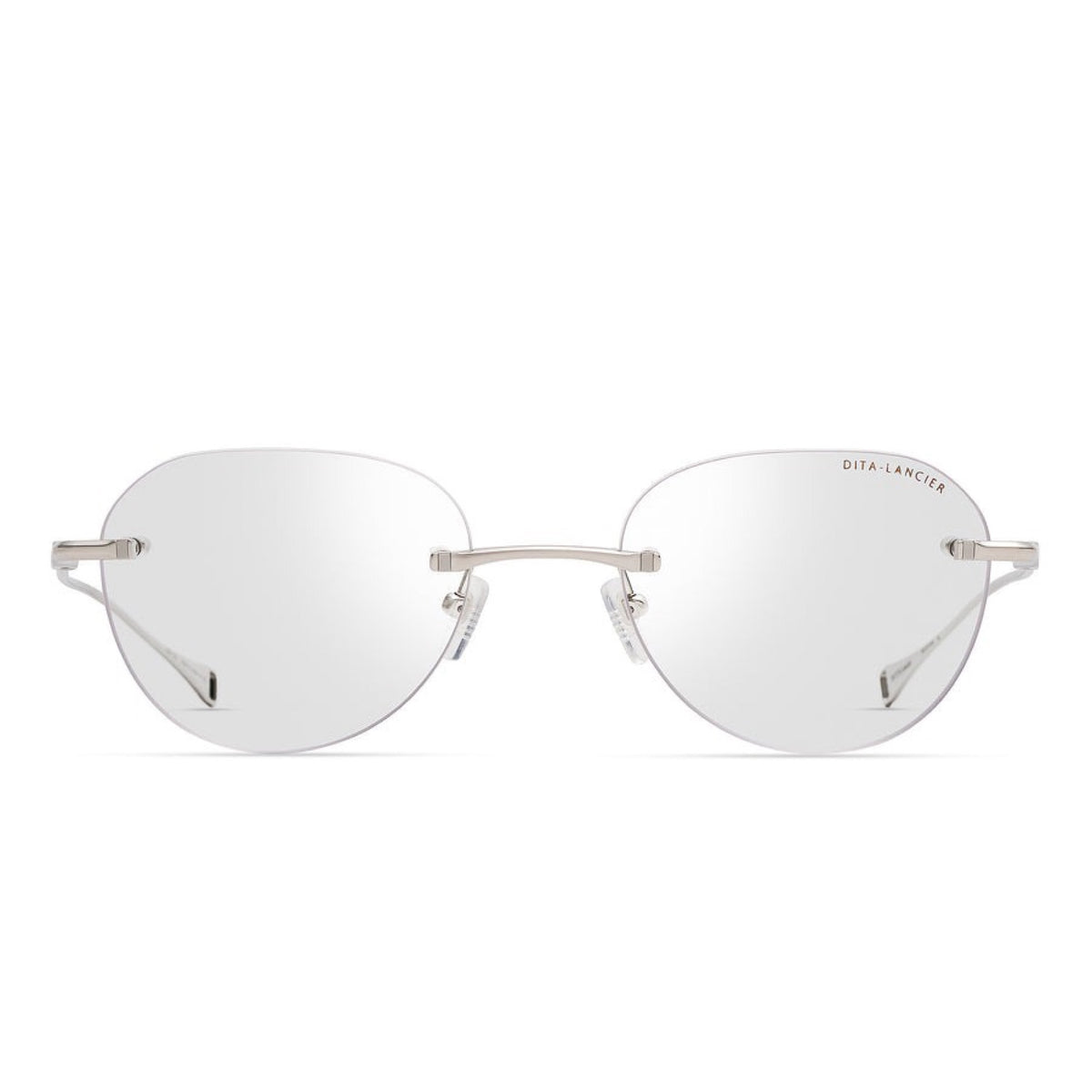 Occhiali DITA Lancier LSA 121 vista frontale Shiny Silver A05