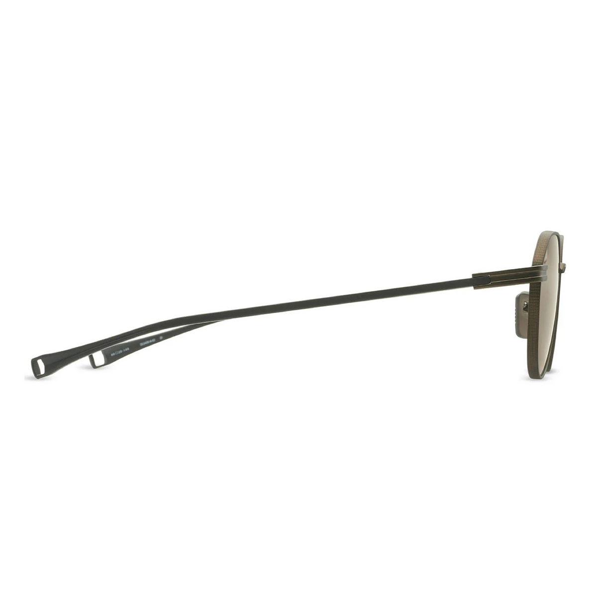 Dettaglio asta e cerniera occhiali DITA Lancier LSA 420 black sand black matte A02