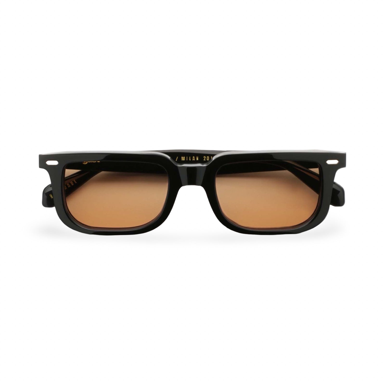 Occhiali in acetato squadrati Gast Crazy Monday vista frontale sandstone