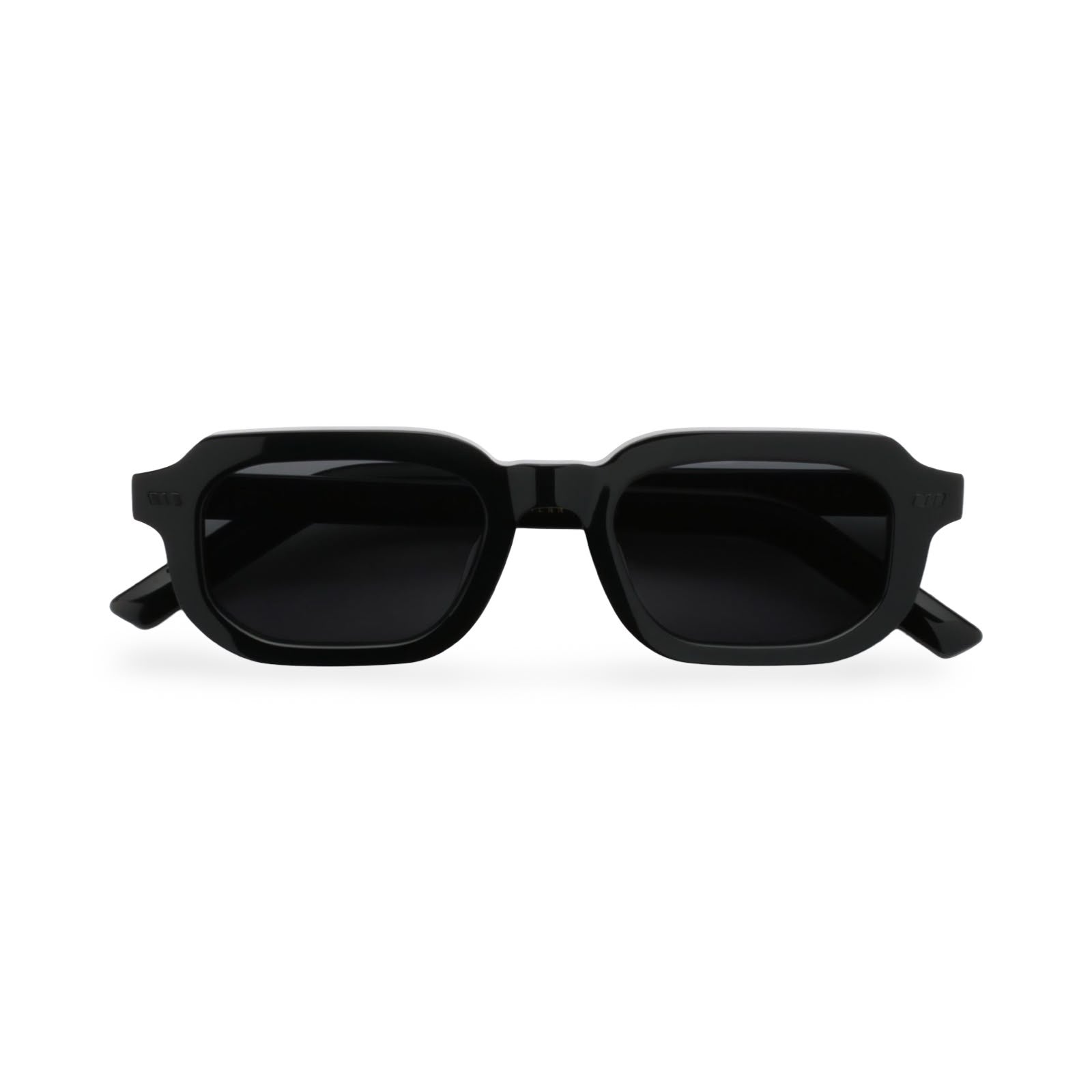 Occhiali da sole in acetato Gast Pai vista frontale black