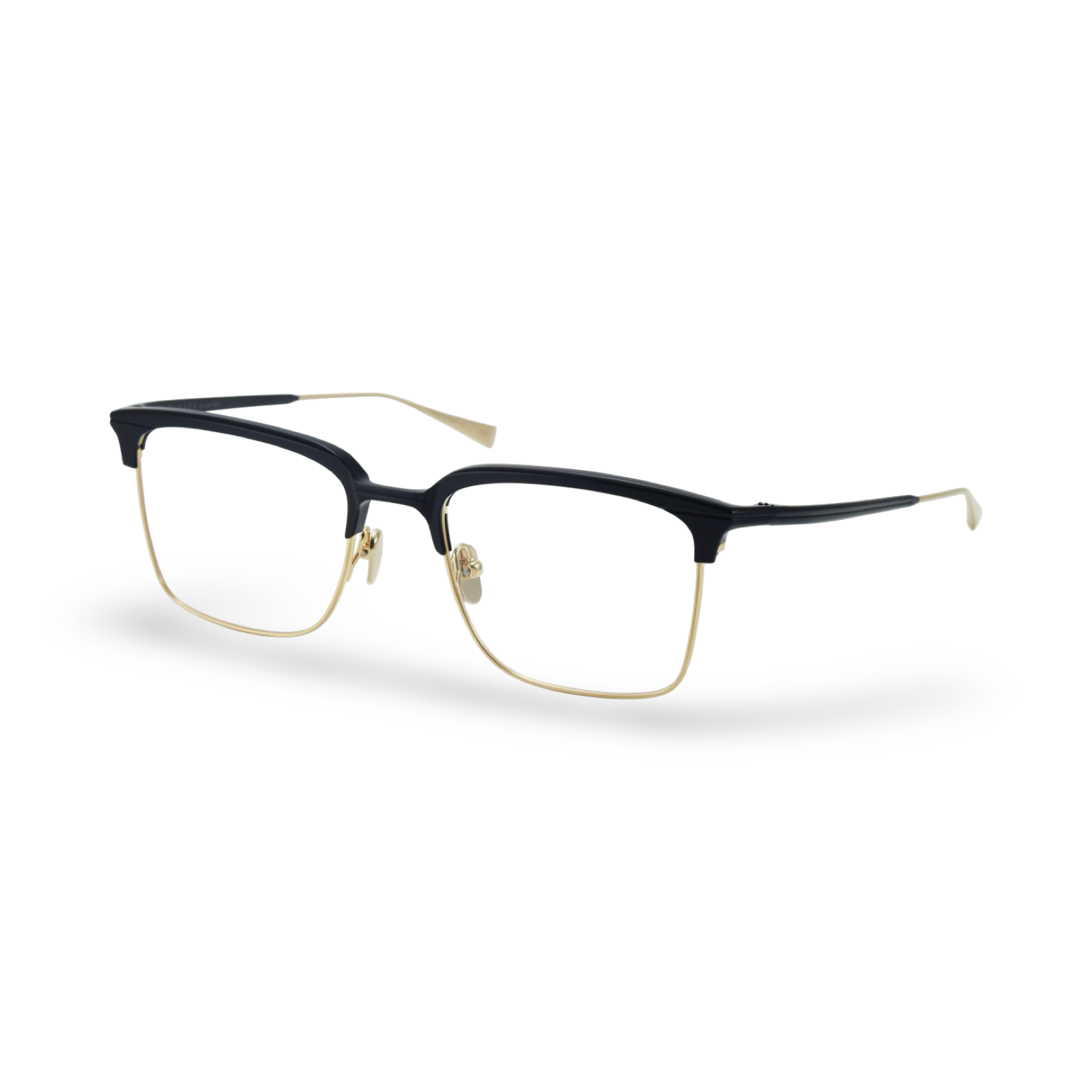 Occhiali Masunaga Waldorf #29 Black Gold vista frontale