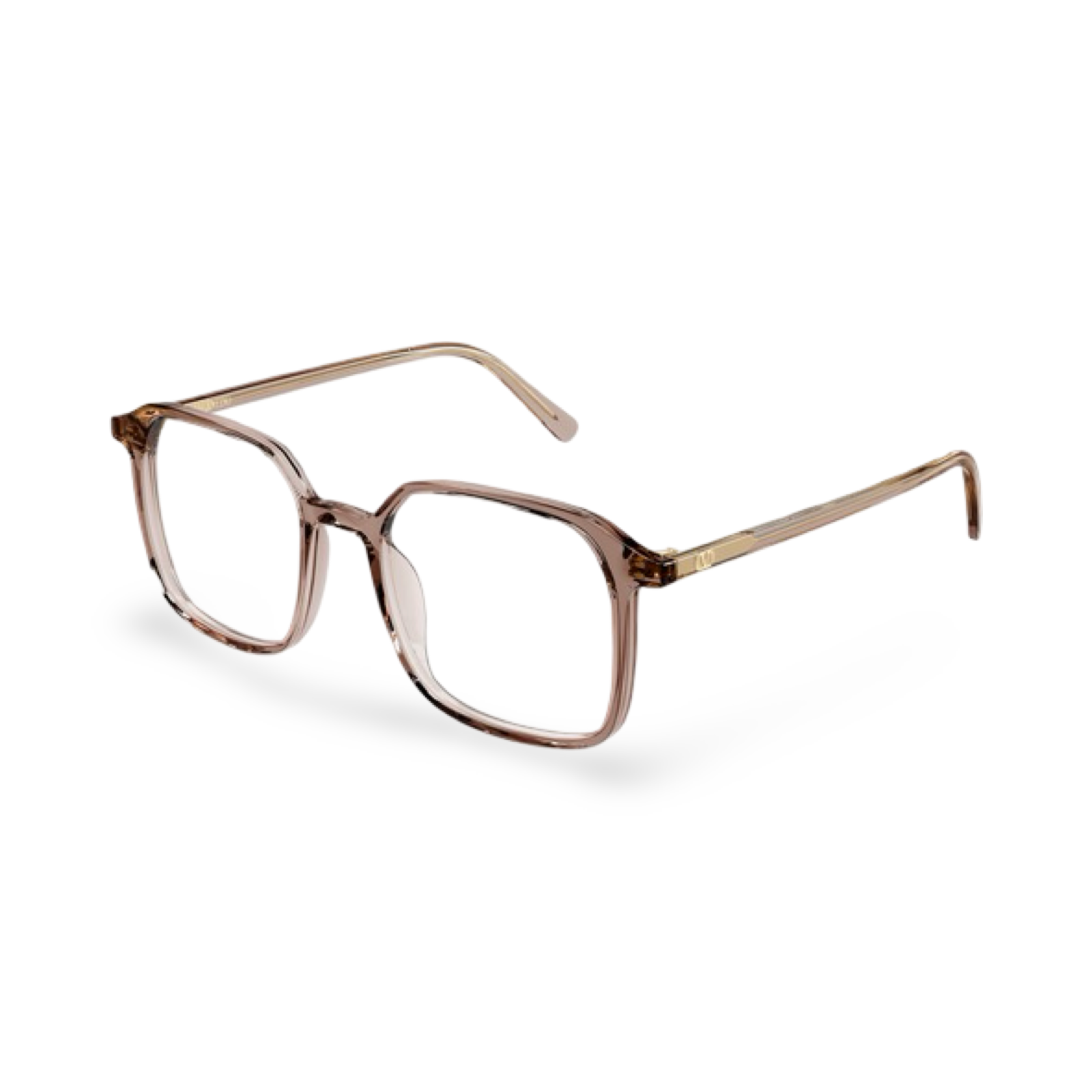 Occhiali Valentino VG0022O-004 Light Trasparent Havana vista in prospettiva