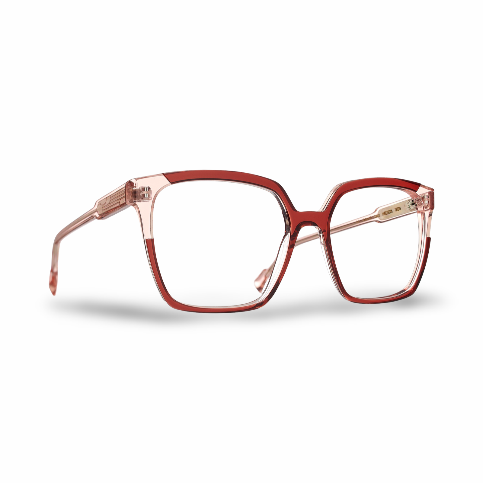 Montatura Caroline Abram Hedda 784 frontale marrone trasparente