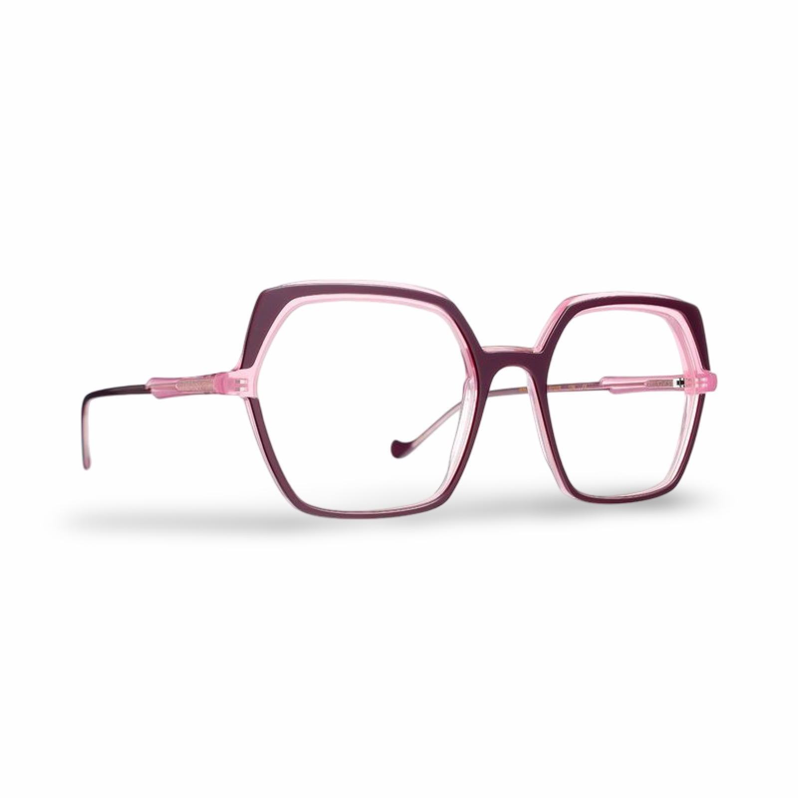 Montatura Caroline Abram Ninon 910 frontale rosa e viola