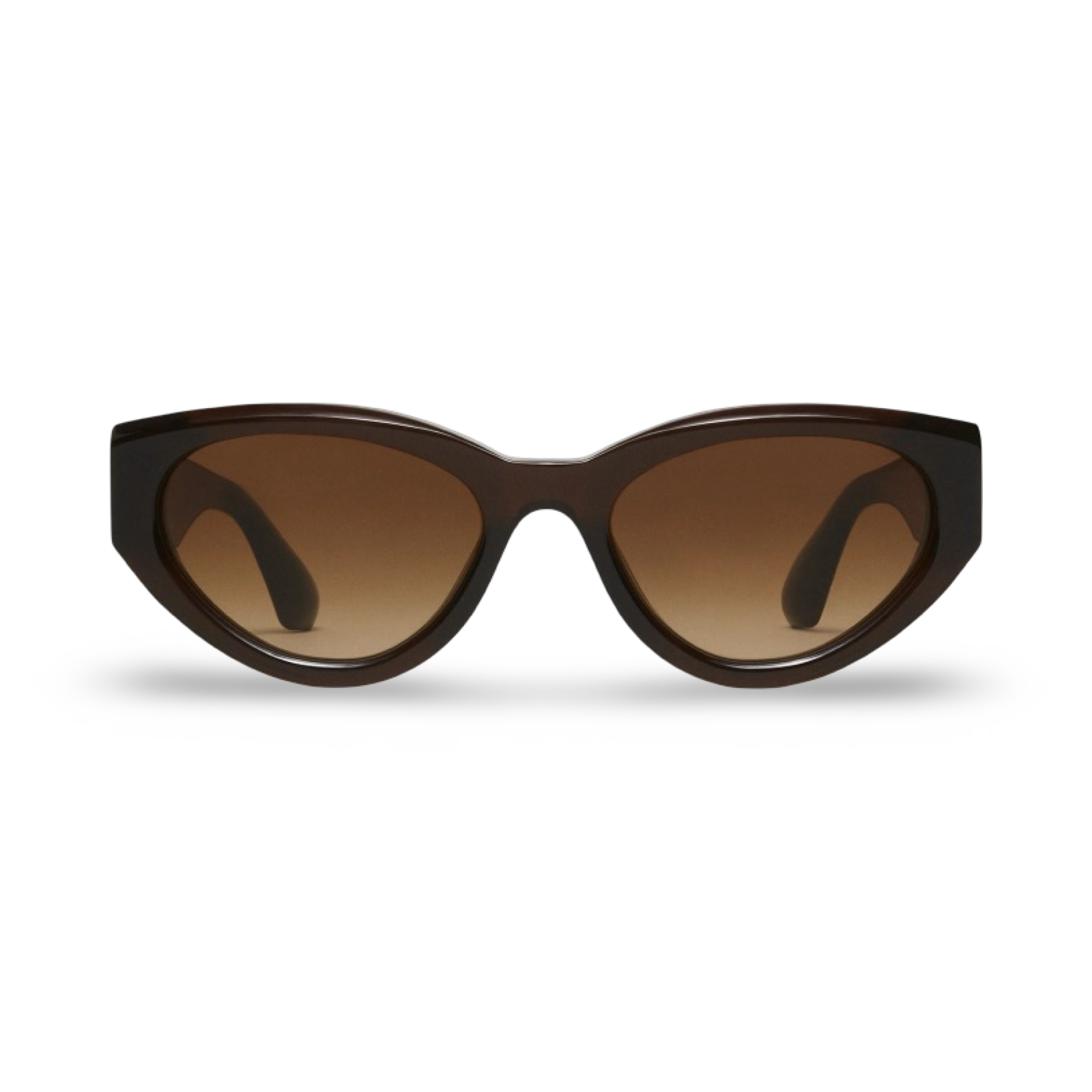Occhiali da sole CHIMI CORE 06 Brown - Vista Frontale Cat-Eye Aperto