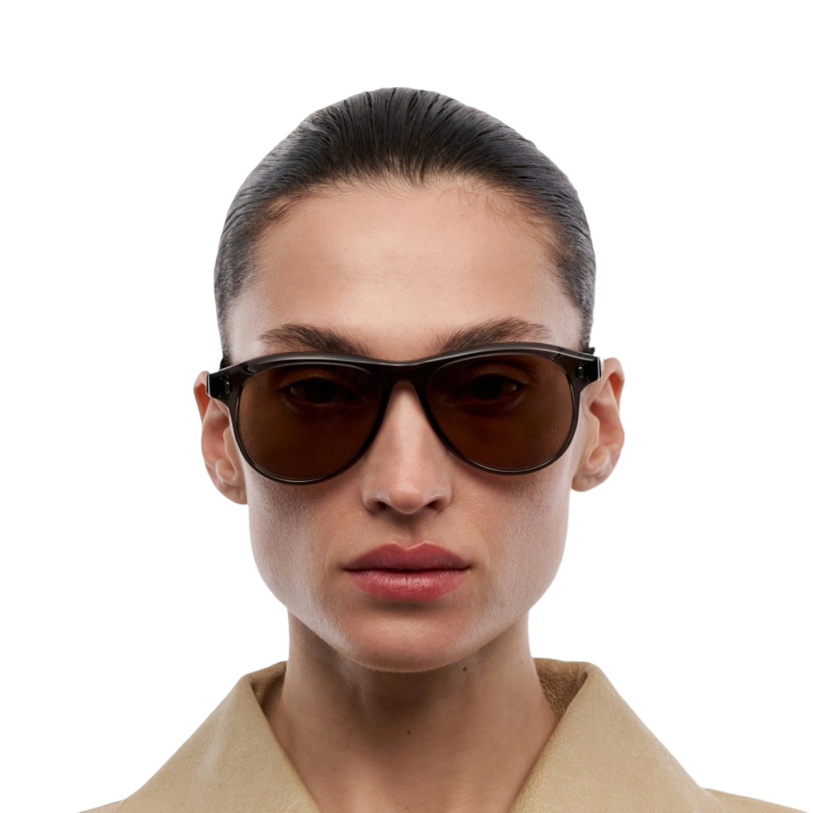 Occhiali da sole CHIMI FARGO Anthracite Limited Edition - Vista Frontale Aviatore Morbido Donna