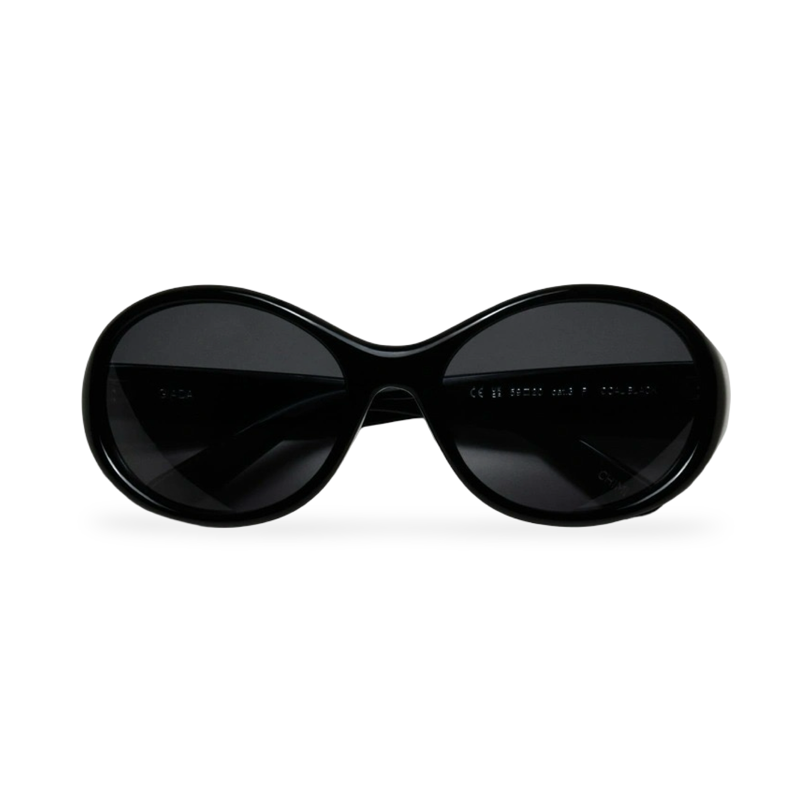 Occhiali da sole CHIMI Giada Black Limited Edition - Vista Frontale Oversize Ovale