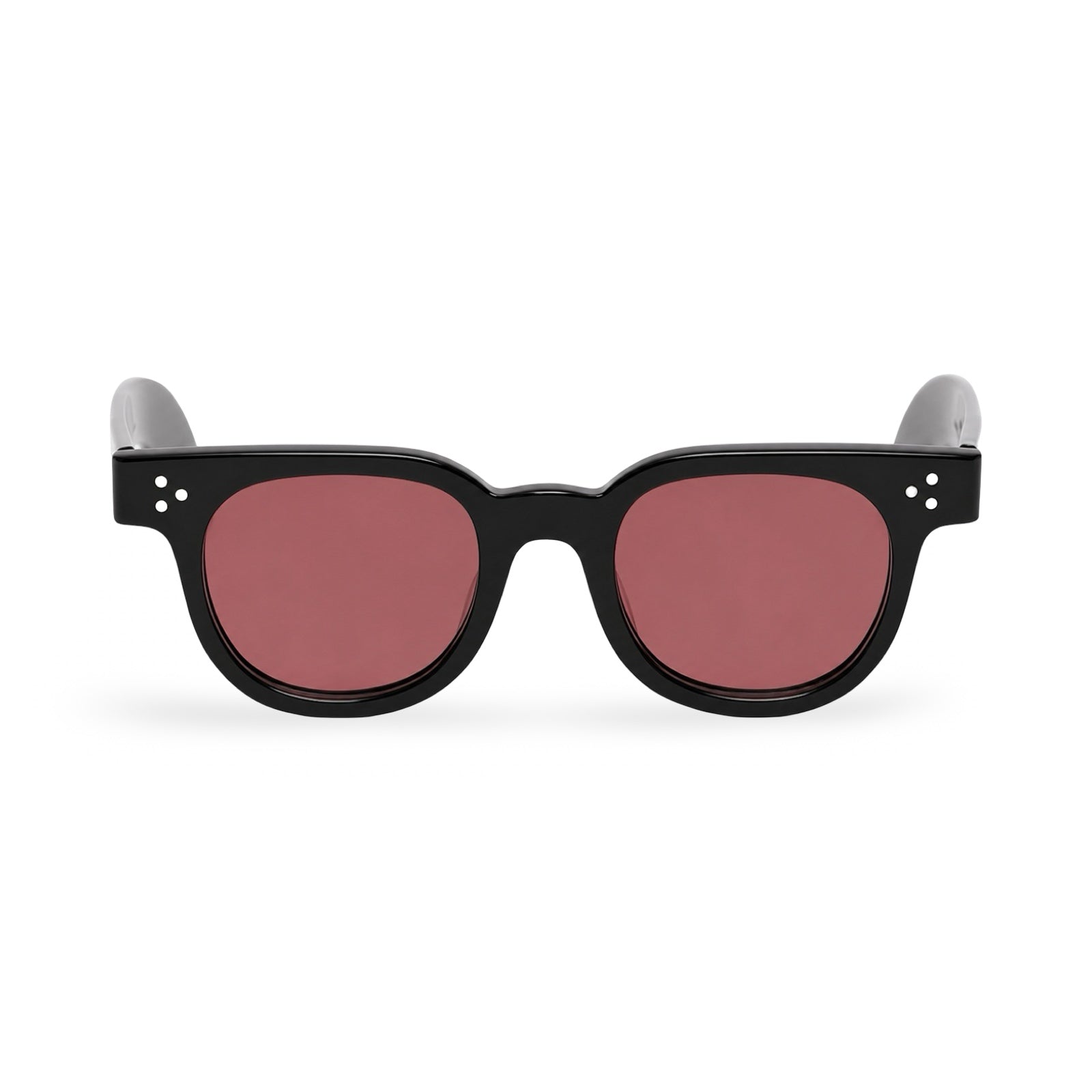 Occhiali Julius Tart Optical FDR vista frontale black wine