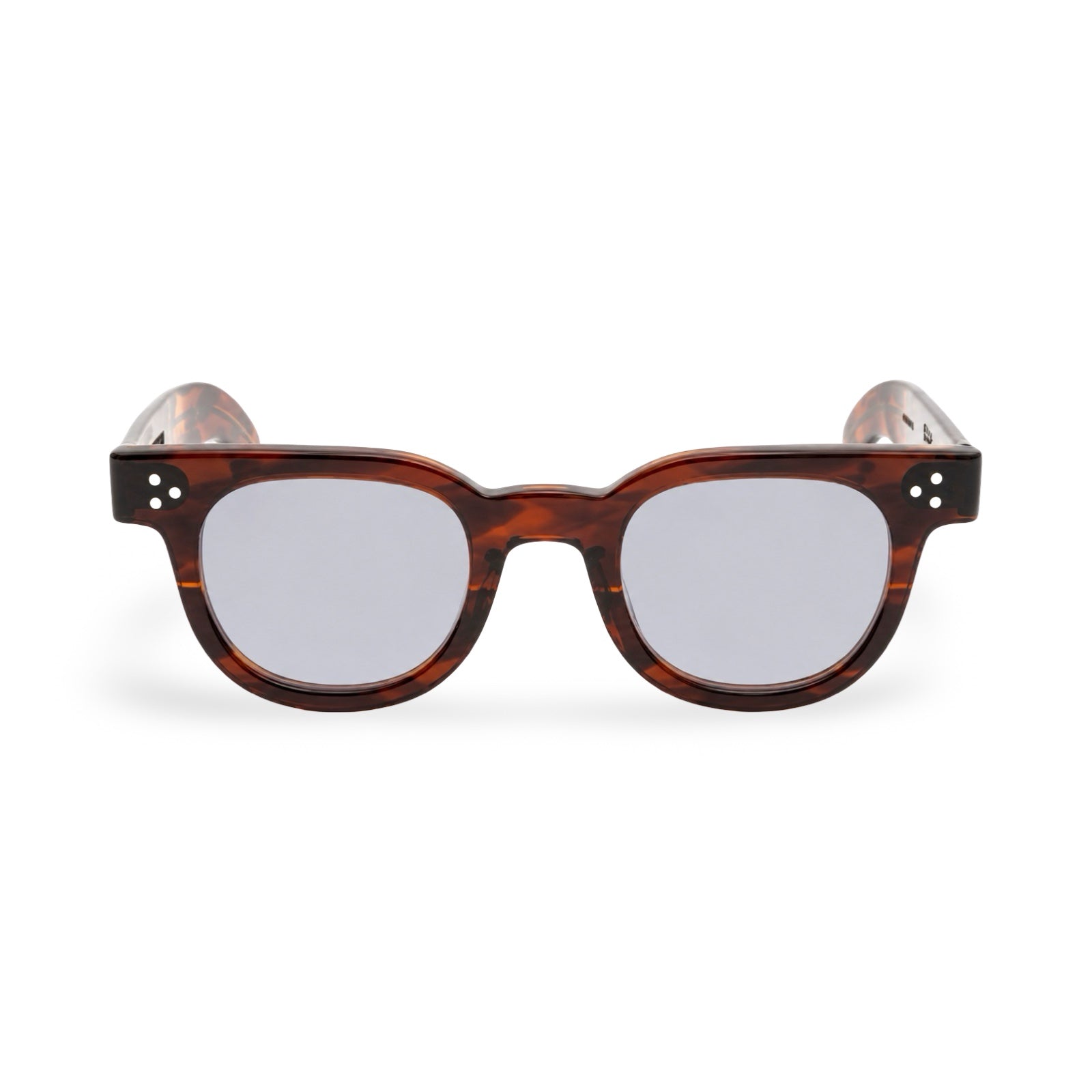 Occhiali Julius Tart Optical FDR vista frontale demi amber GR56