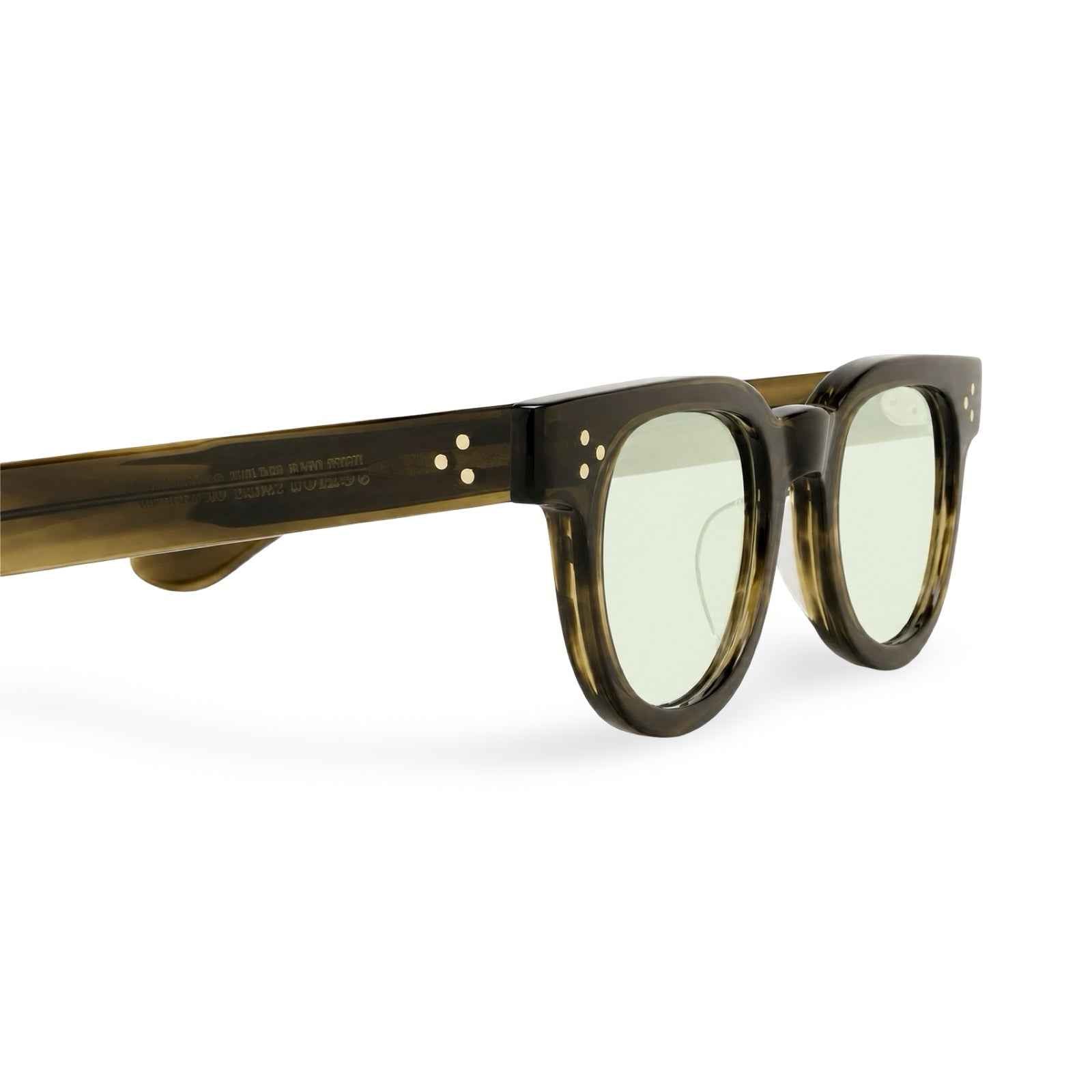 Occhiali Julius Tart Optical FDR vista in prospettiva olive green