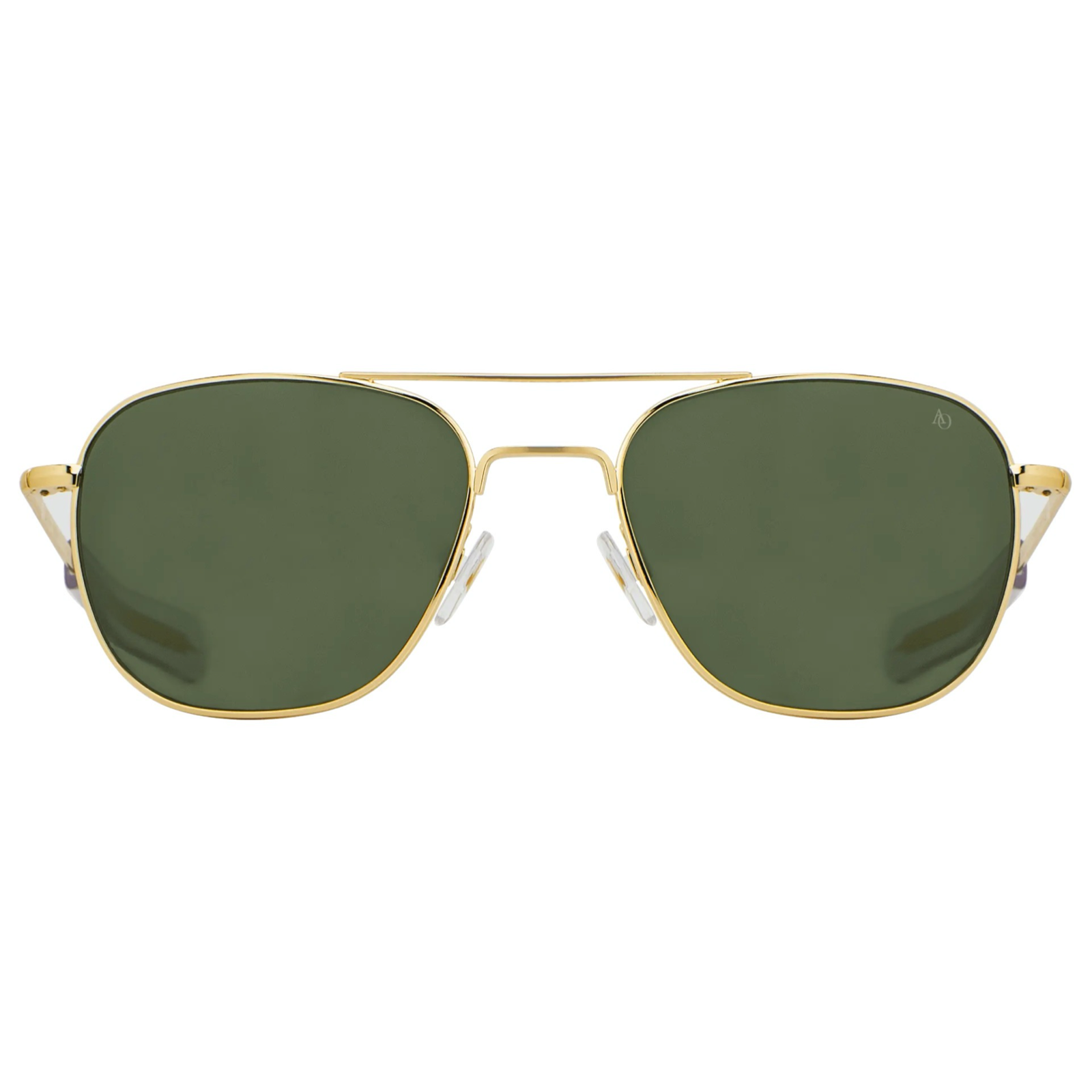 Occhiali American Optical Original Pilot Gold vista frontale
