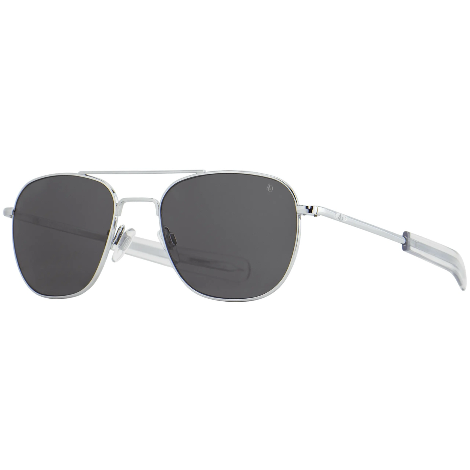 Occhiali American Optical Original Pilot Silver vista in prospettiva
