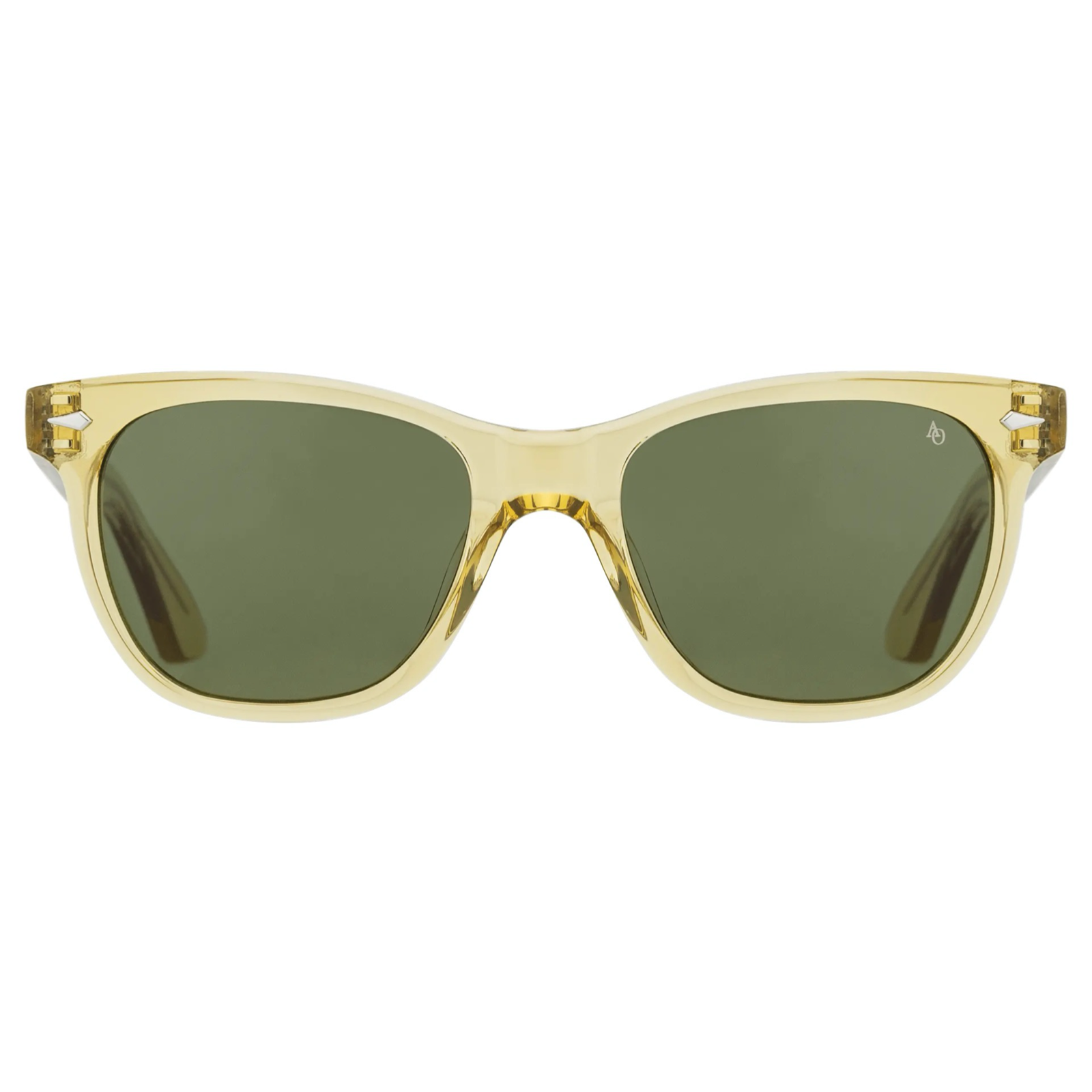 Occhiali American Optical Saratoga Yellow Crystal vista frontale