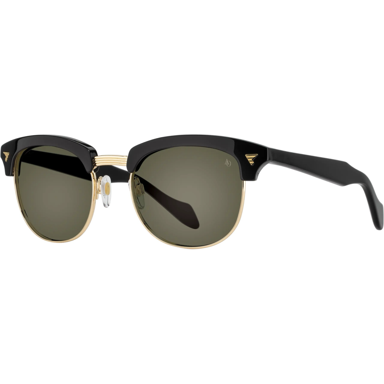 Occhiali American Optical Sirmont Black Gold vista in prospettiva