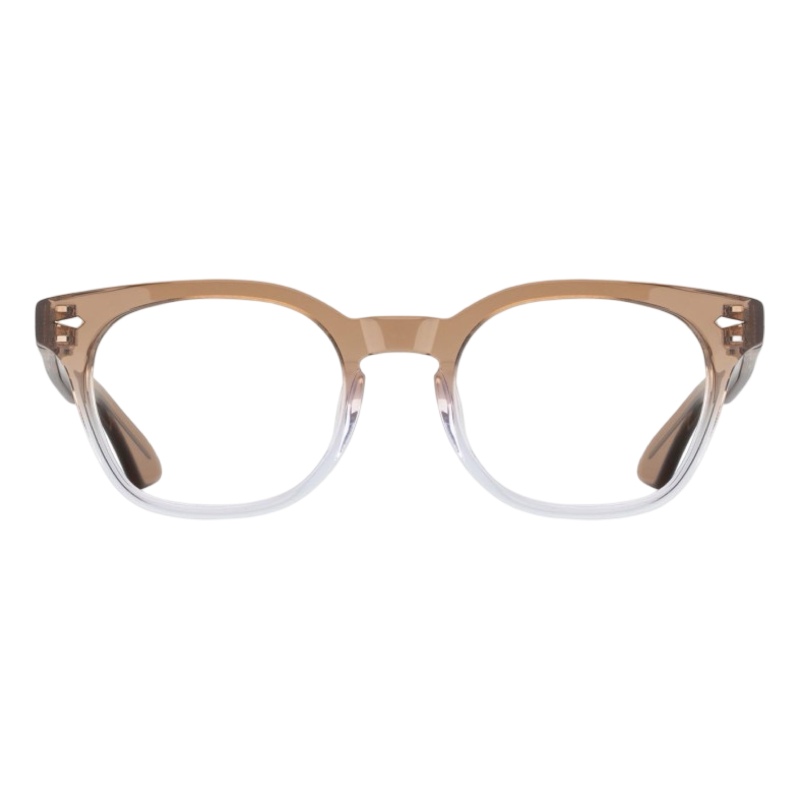 Occhiali American Optical Stadium Taupe Crystal vista frontale