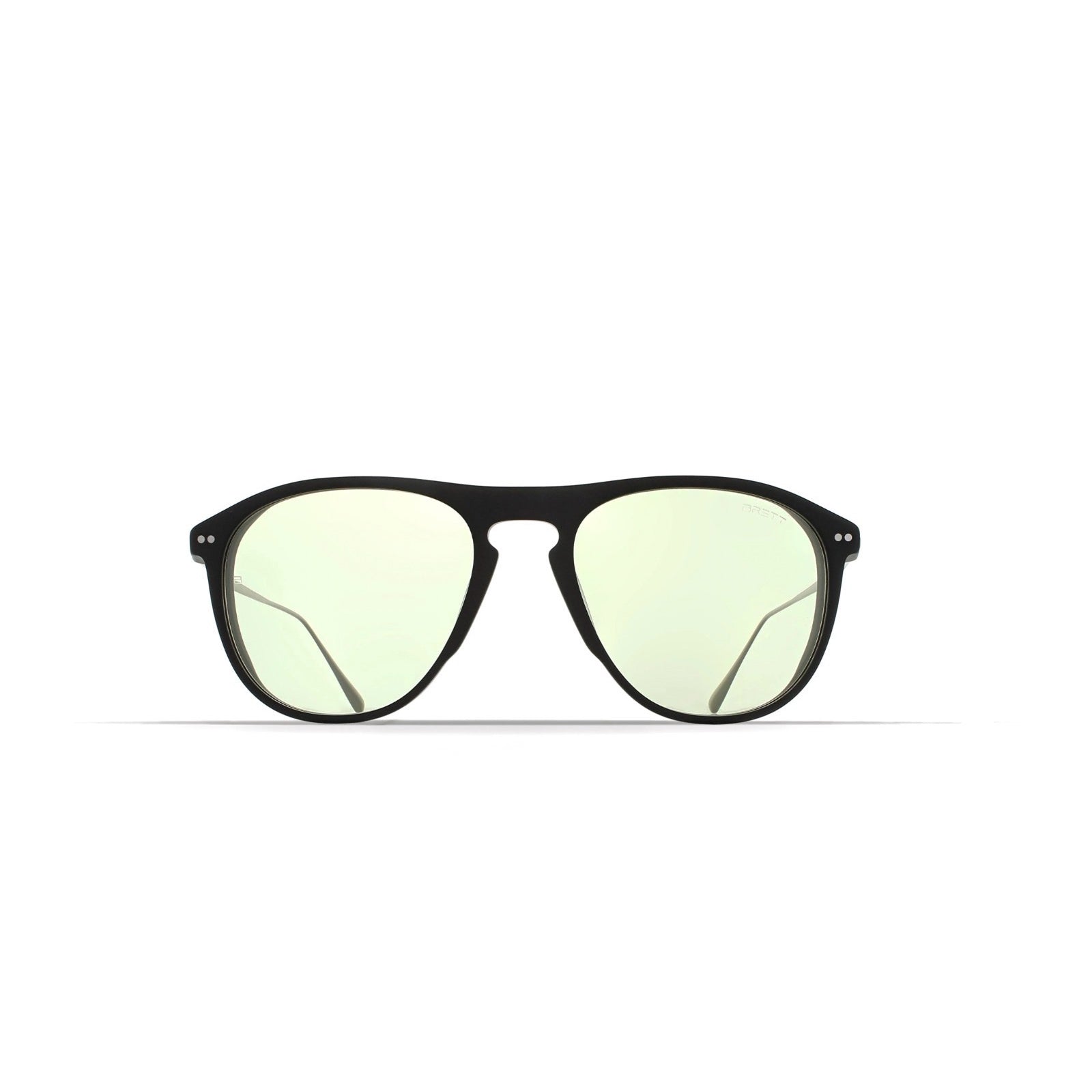 Occhiali da sole Brett Barry Sun vista frontale black silver