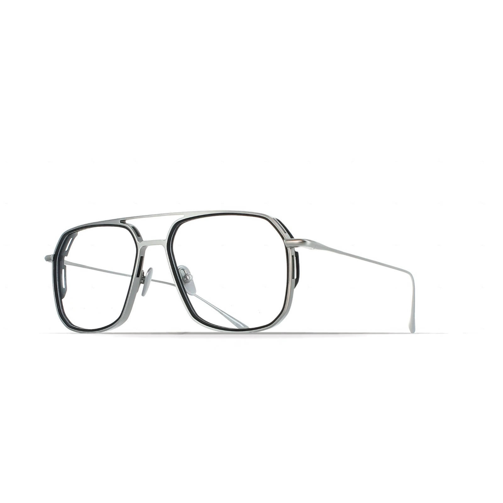 Occhiali Brett Louis C31 design titanio vista in prospettiva
