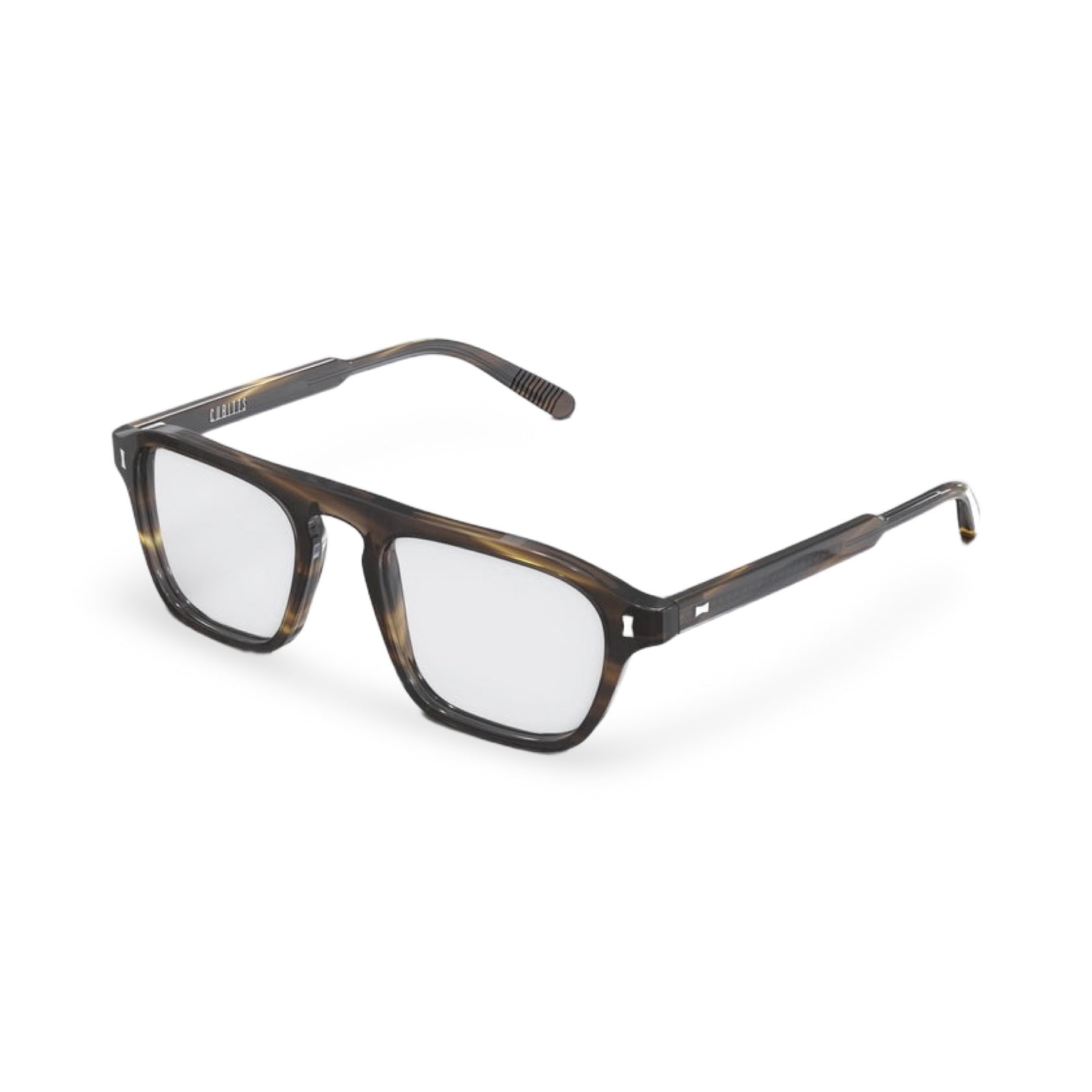 Occhiali Cubitts Hemingford vista in prospettiva olive