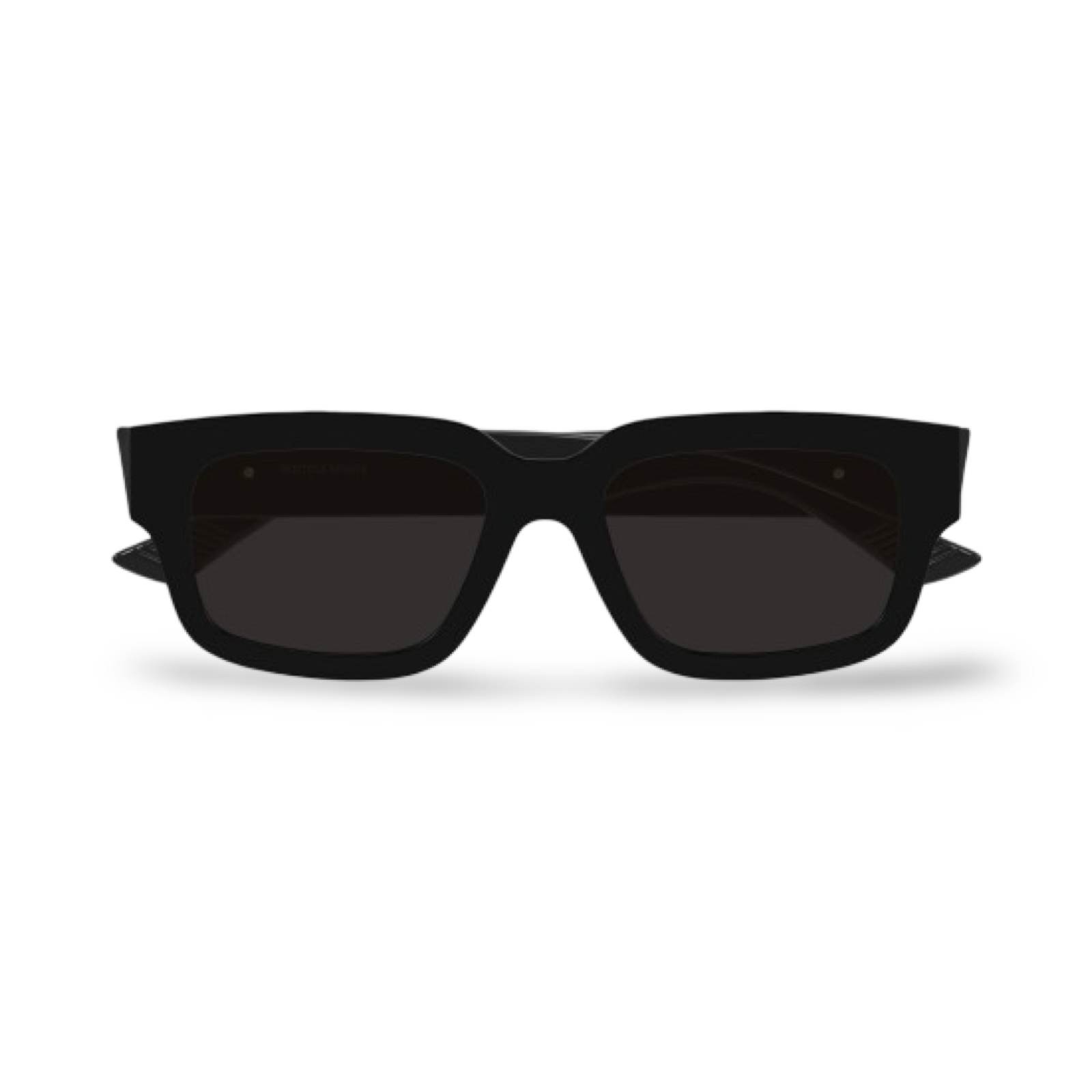 Occhiali da sole rettangolari Bottega Veneta BV1359SA vista frontale black