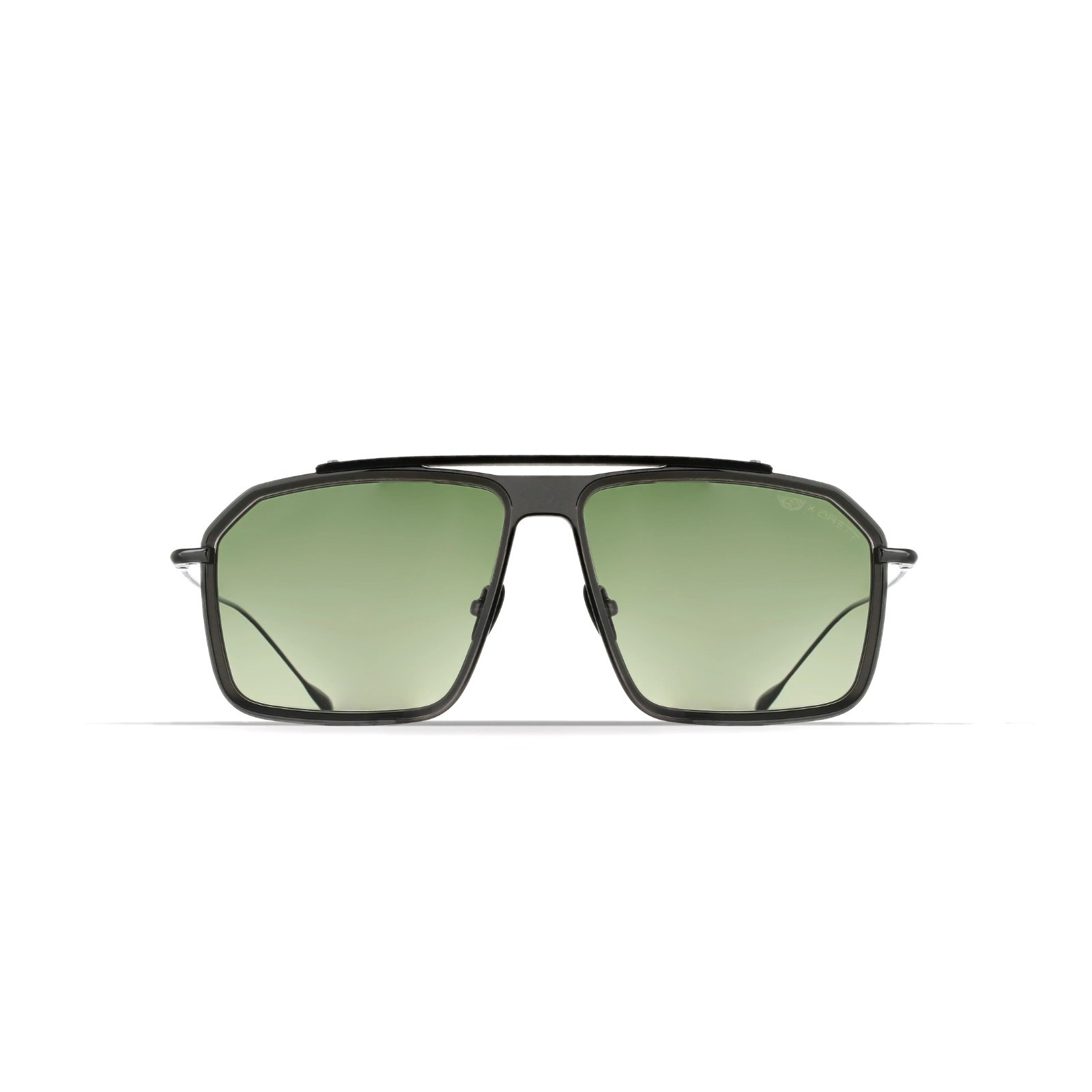 Occhiali da sole Brett F22 Bare Naked Sun C06 nero e gunmetal vista frontale