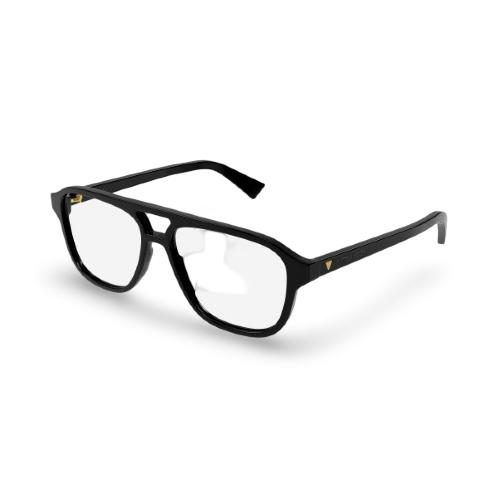 Occhiali da vista aviator Bottega Veneta BV1294O vista in prospettiva black
