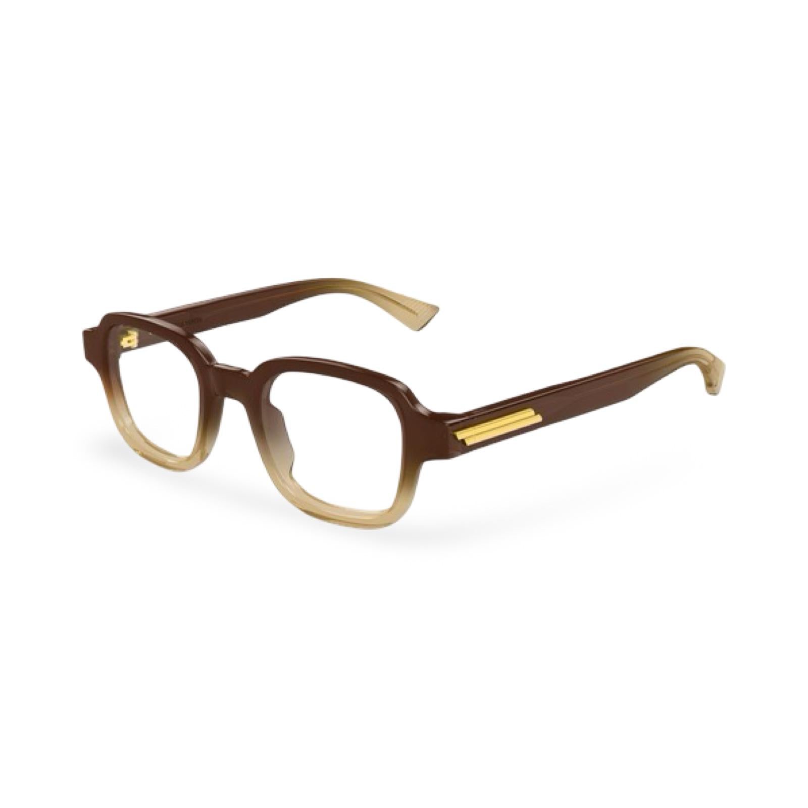 Occhiali da vista Bottega Veneta BV1462O vista in prospettiva brown trasparent