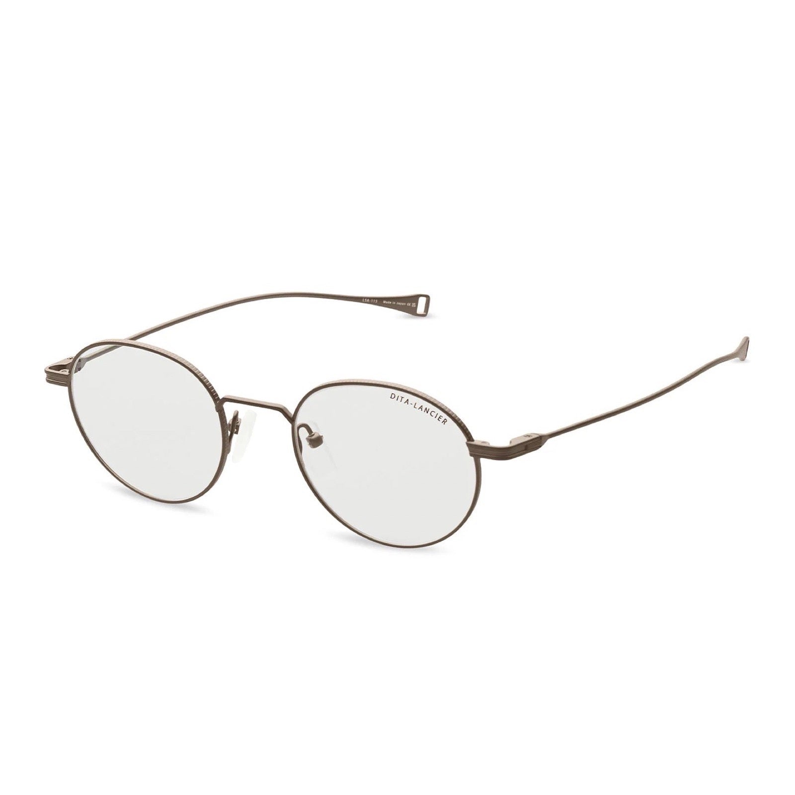 Occhiali da vista DITA Lancier LSA 113 vista in prospettiva Black Sand A02