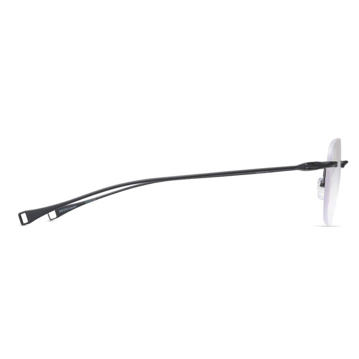 Dettaglio asta occhiali DITA Lancier LSA 130 Antique Brushed Silver