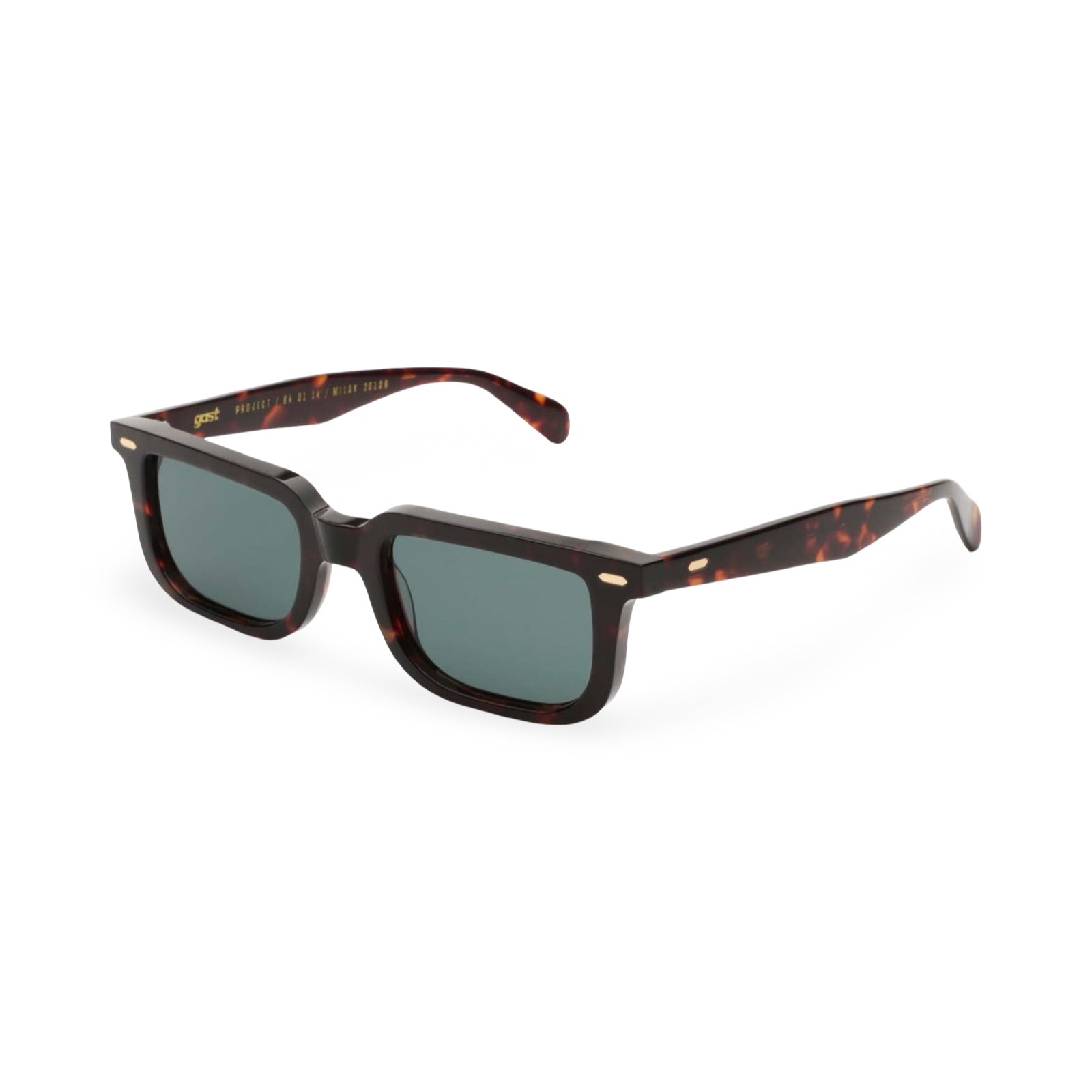 Occhiali in acetato squadrati Gast Crazy Monday vista in prospettiva classic havana