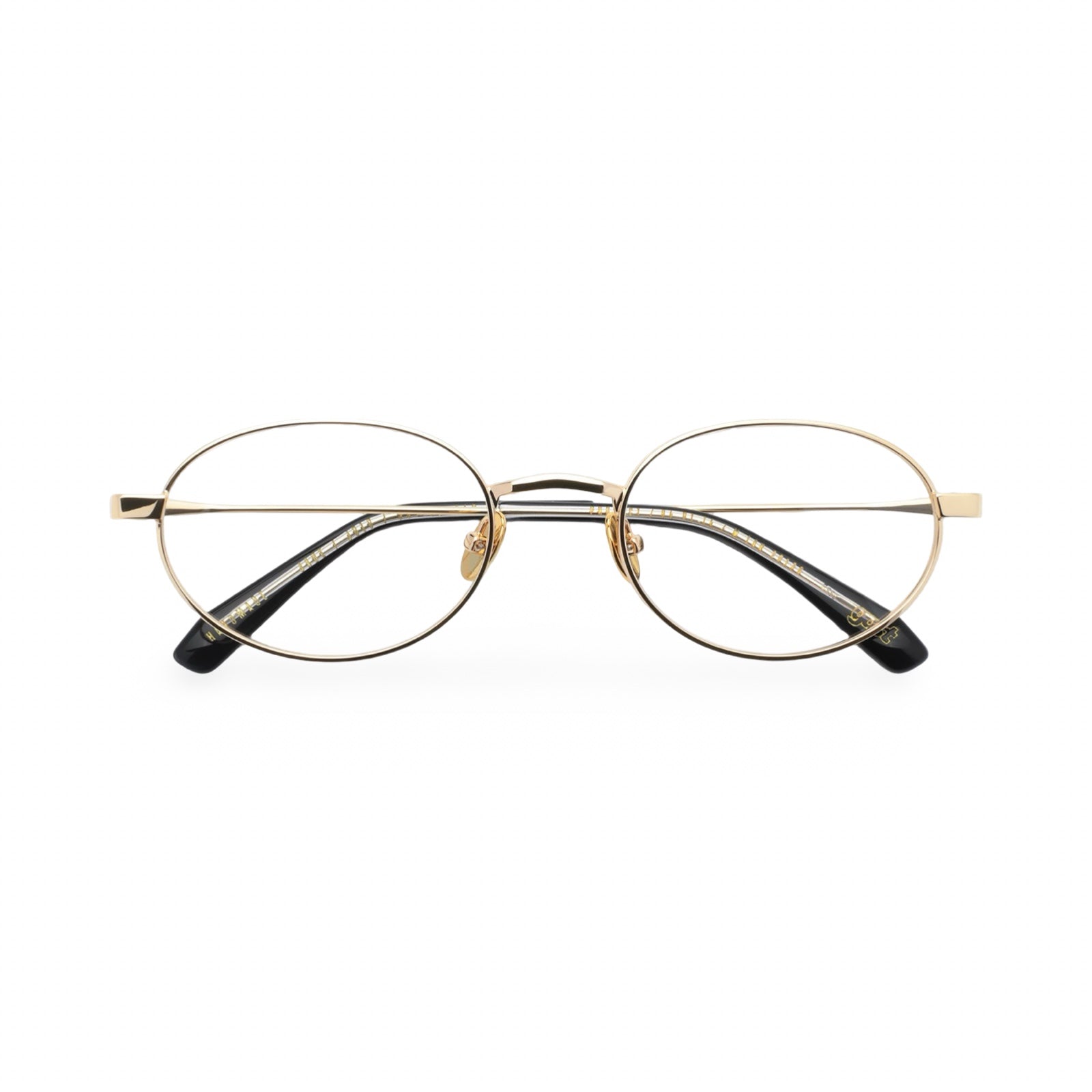 Occhiali da vista in metallo Gast Jade vista frontale gold