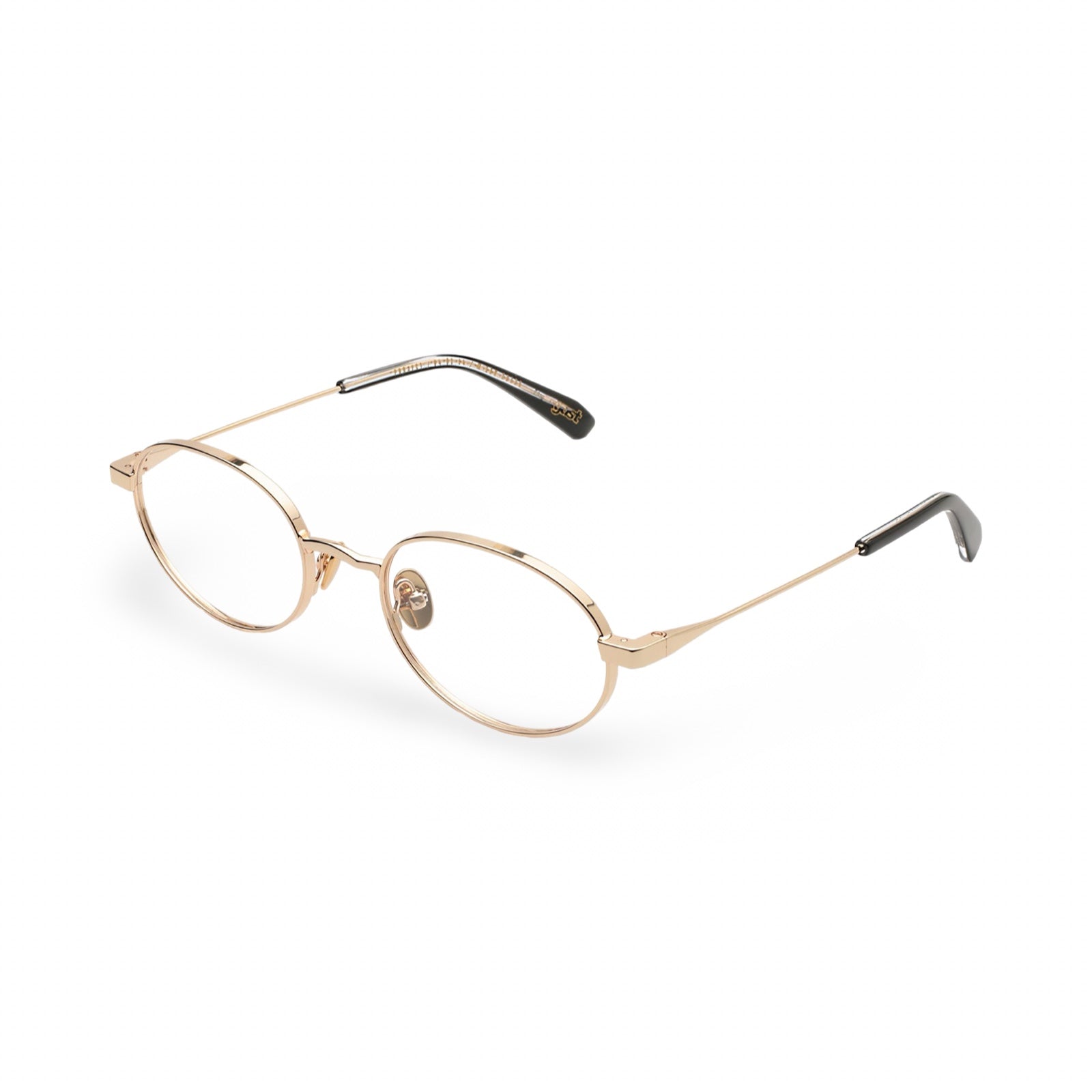 Occhiali da vista in metallo Gast Jade vista in prospettiva gold