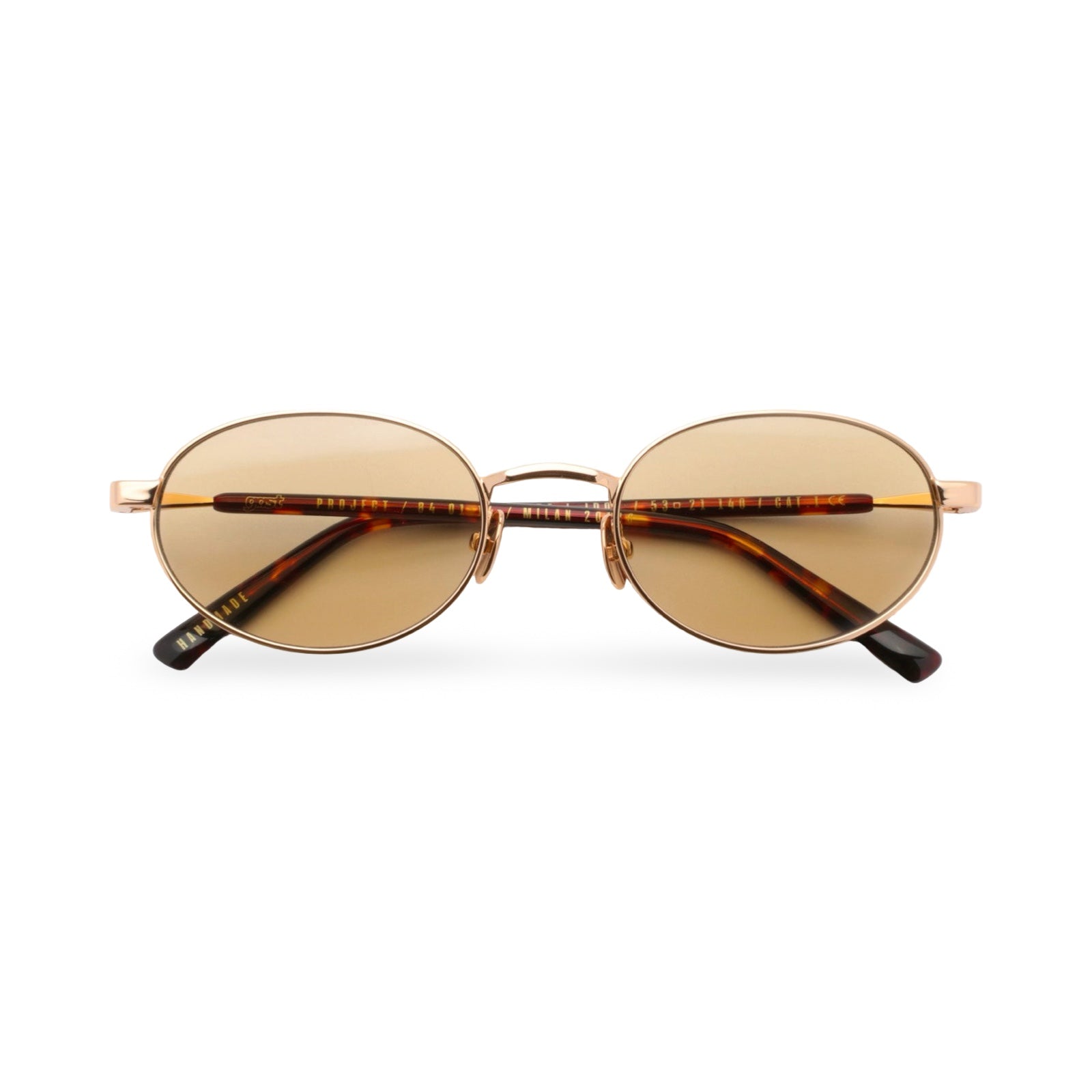 Occhiali da sole in metallo Gast Jade vista frontale gold