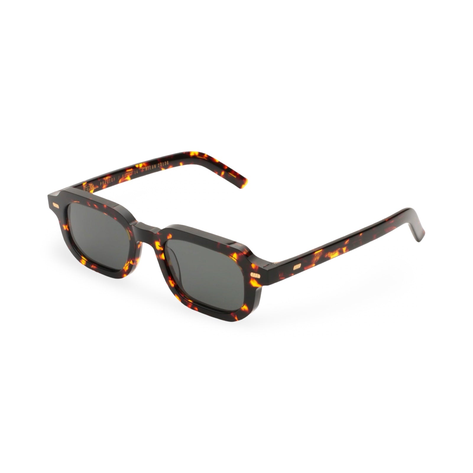 Occhiali da sole in acetato Gast Pai vista in prospettiva havana flame