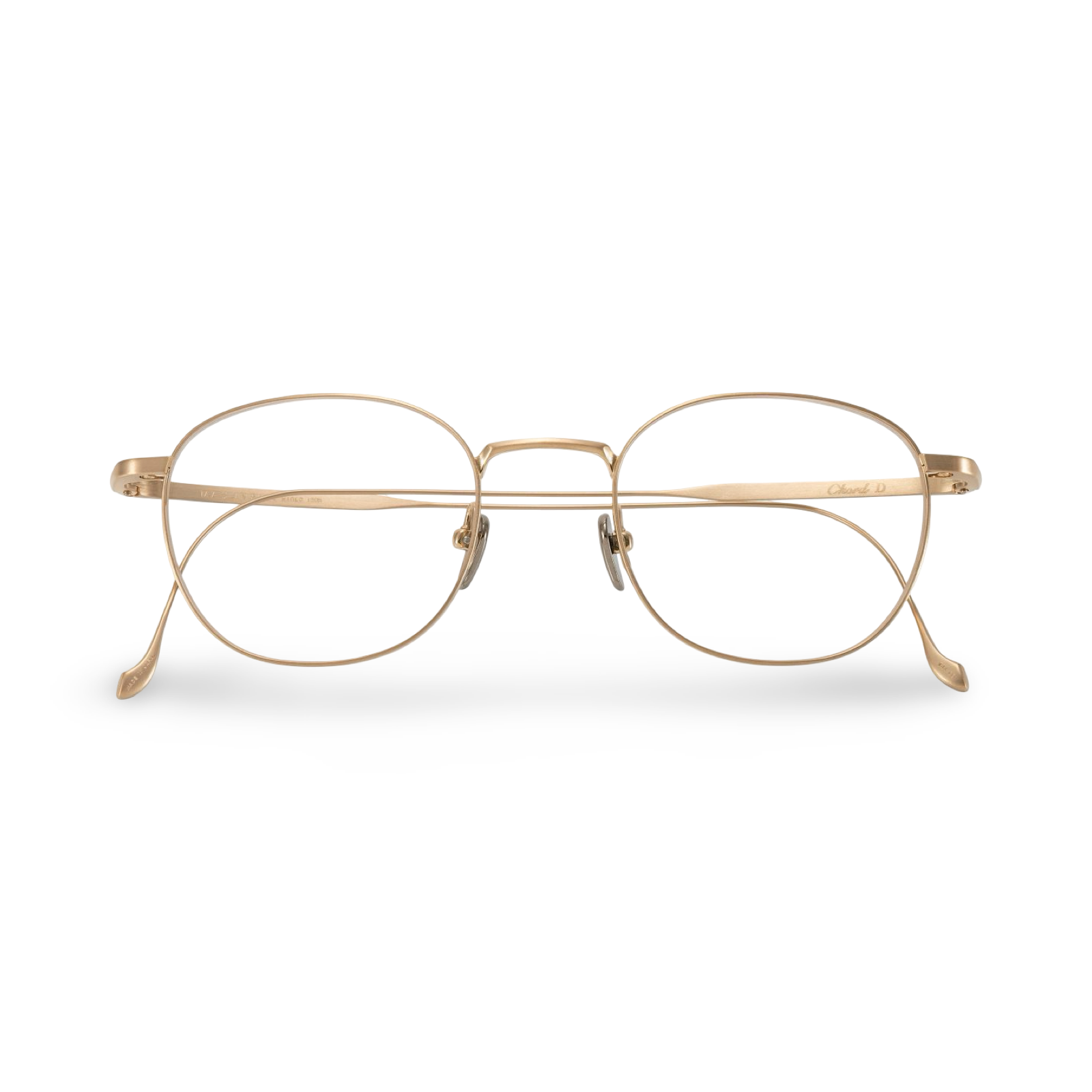 Occhiali Masunaga Chord D #41 vista in prospettiva design minimale