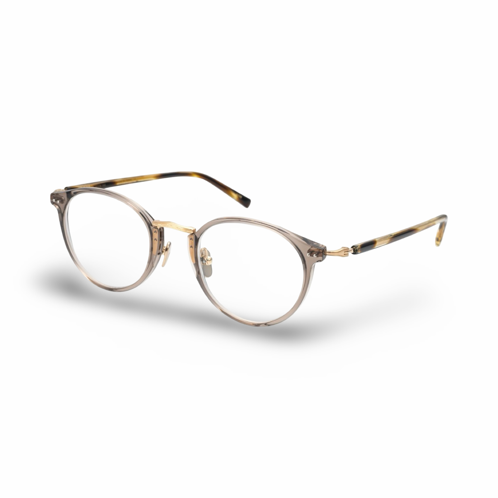 Occhiali Masunaga GMS-819 #74 vista frontale titanio e acetato